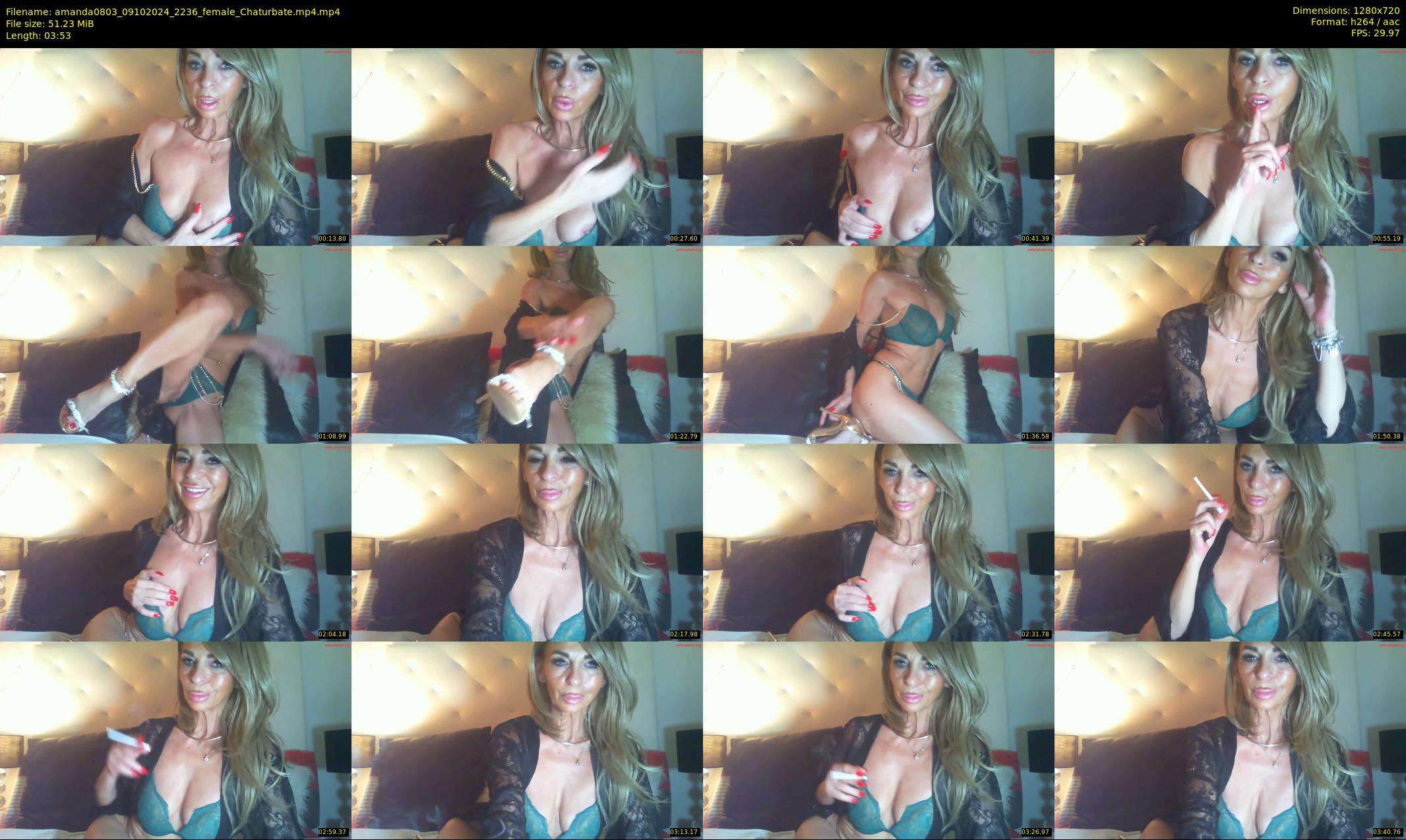 amanda0803 — 4 minute Chaturbate female cam show recording, 720p, Oct 9, 2024