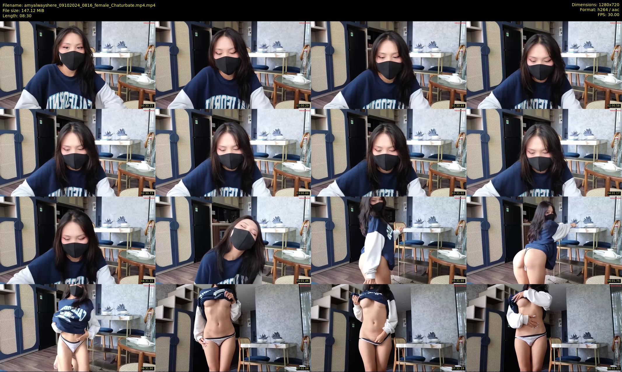 amyalwayshere — 9 minute Chaturbate female cam show recording, 720p, Oct 9, 2024