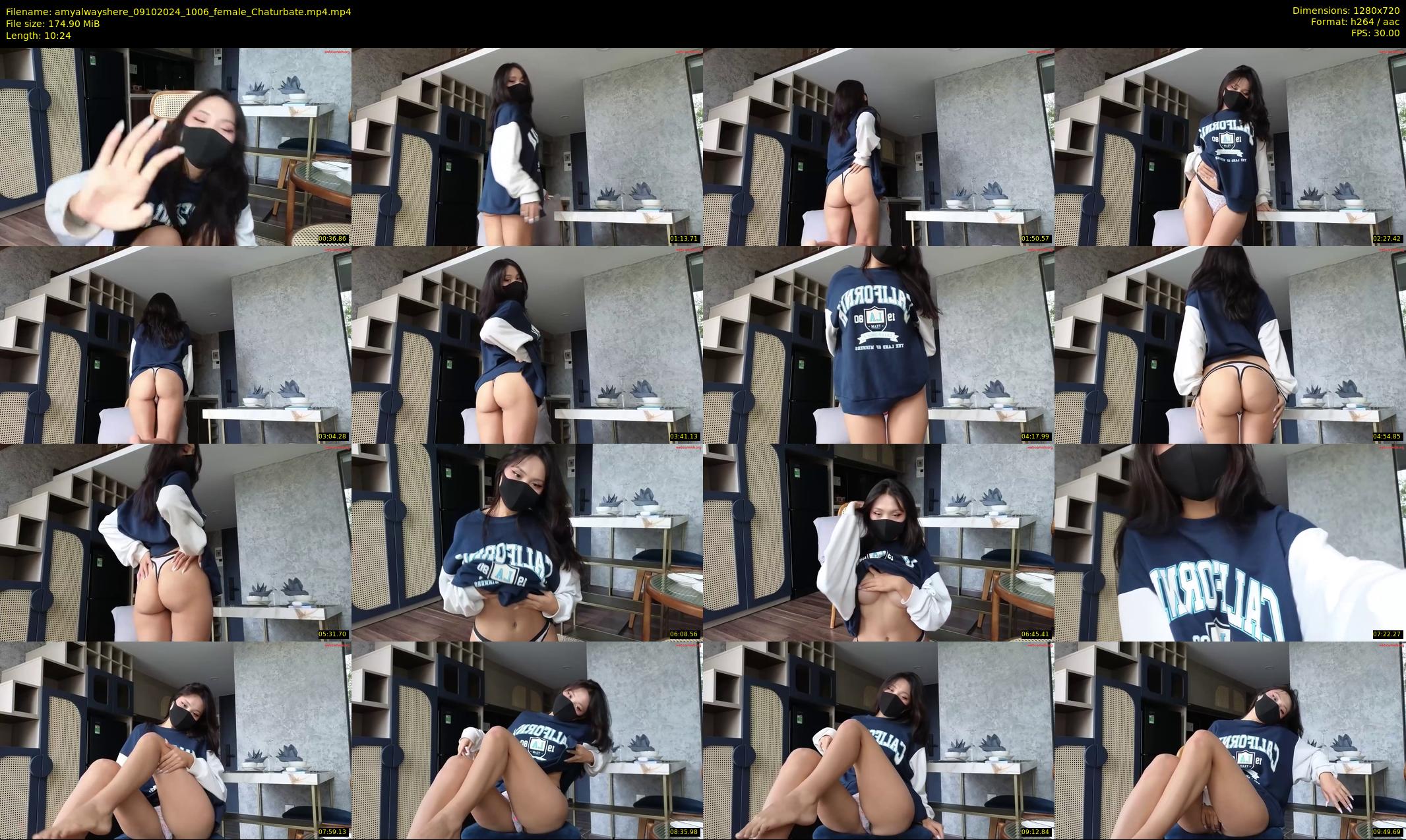 amyalwayshere — 11 minute Chaturbate female cam show recording, 720p, Oct 9, 2024