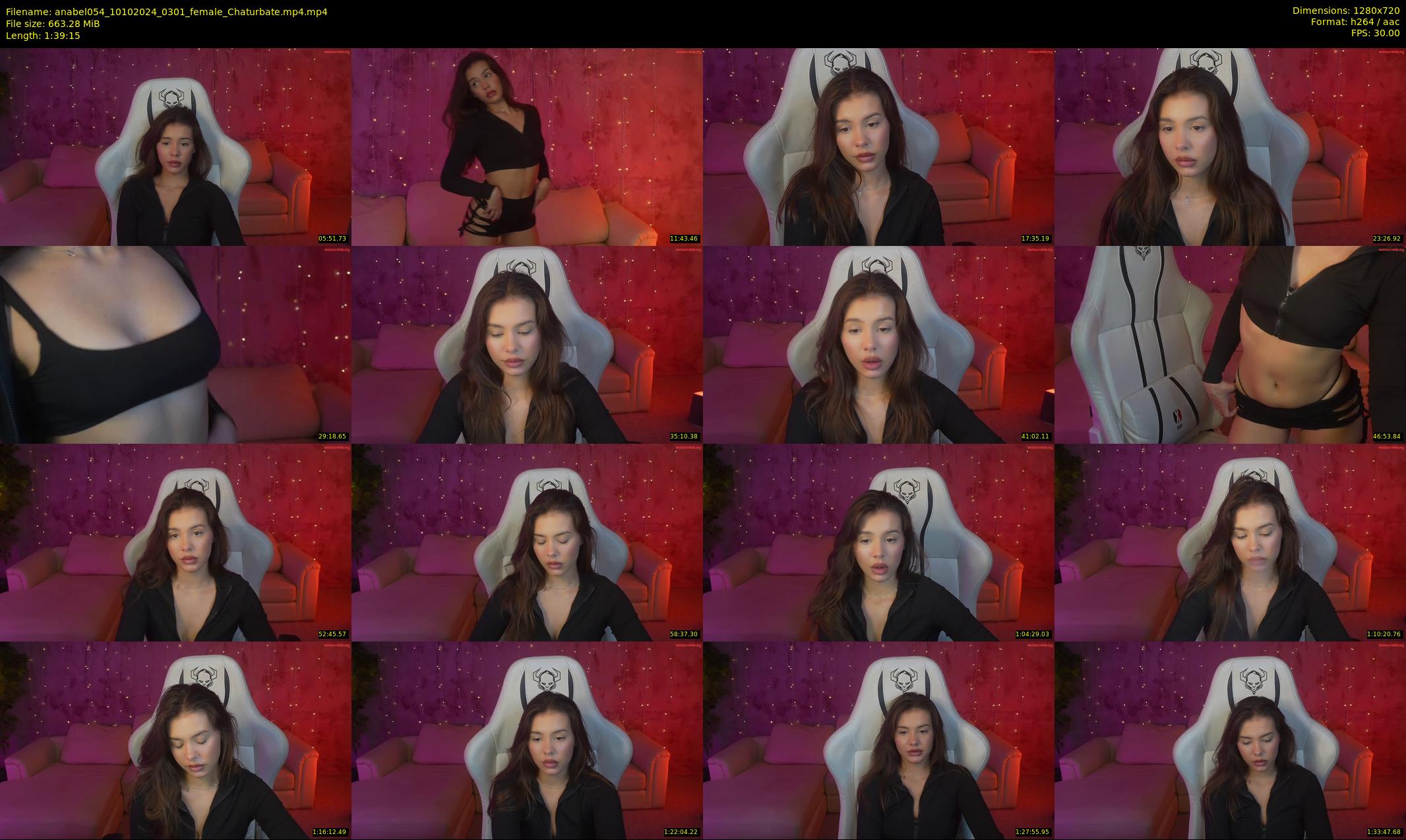 anabel054 — 100 minute Chaturbate female cam show recording, 720p, Oct 10, 2024