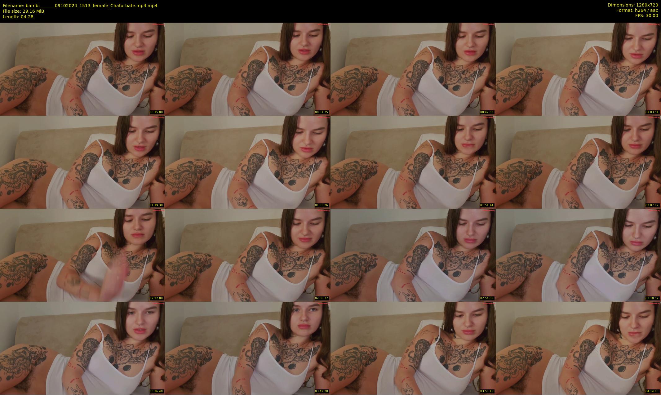 bambi______ — 5 minute Chaturbate female cam show recording, 720p, Oct 9, 2024