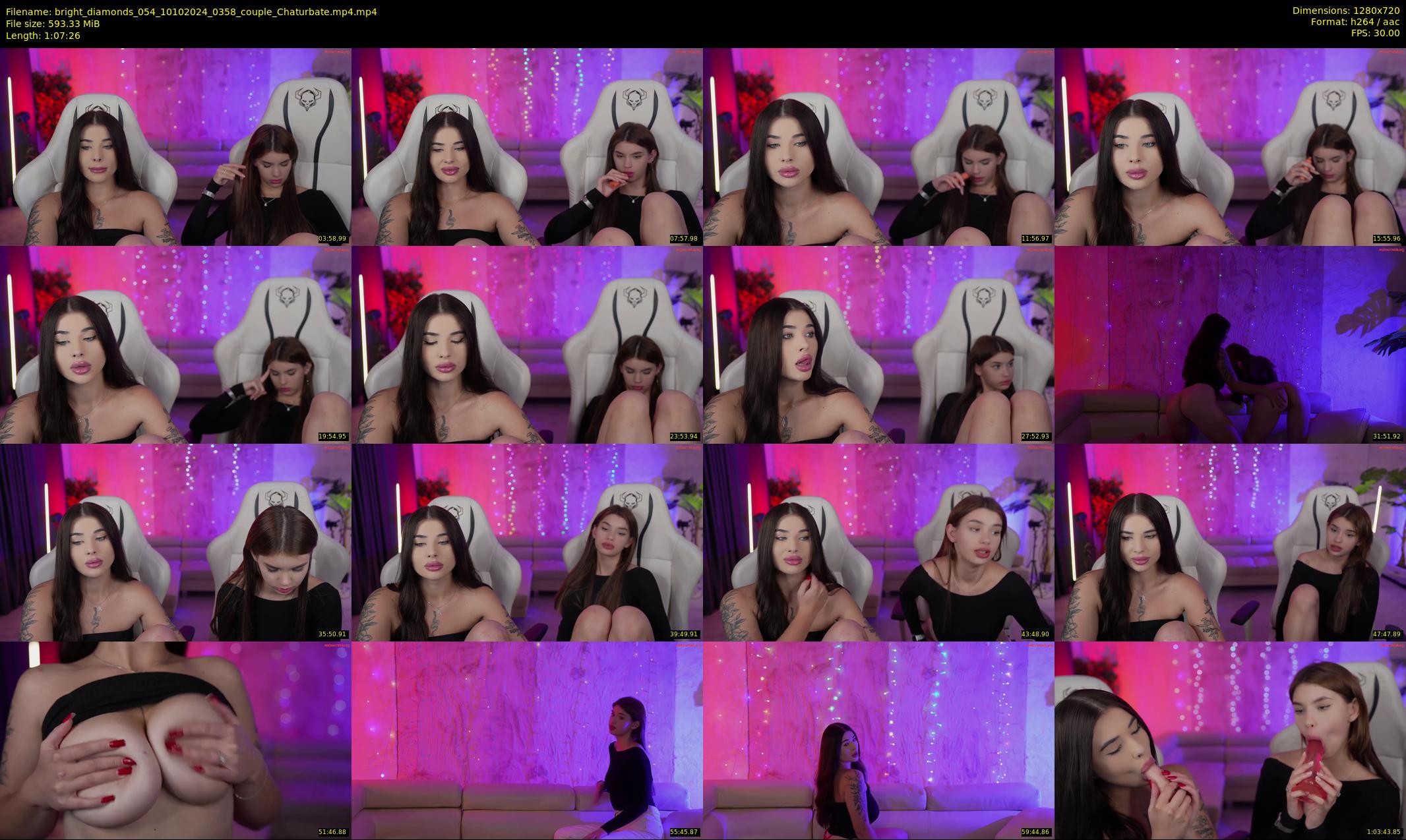 bright_diamonds_054 — 68 minute Chaturbate couple cam show recording, 720p, Oct 10, 2024