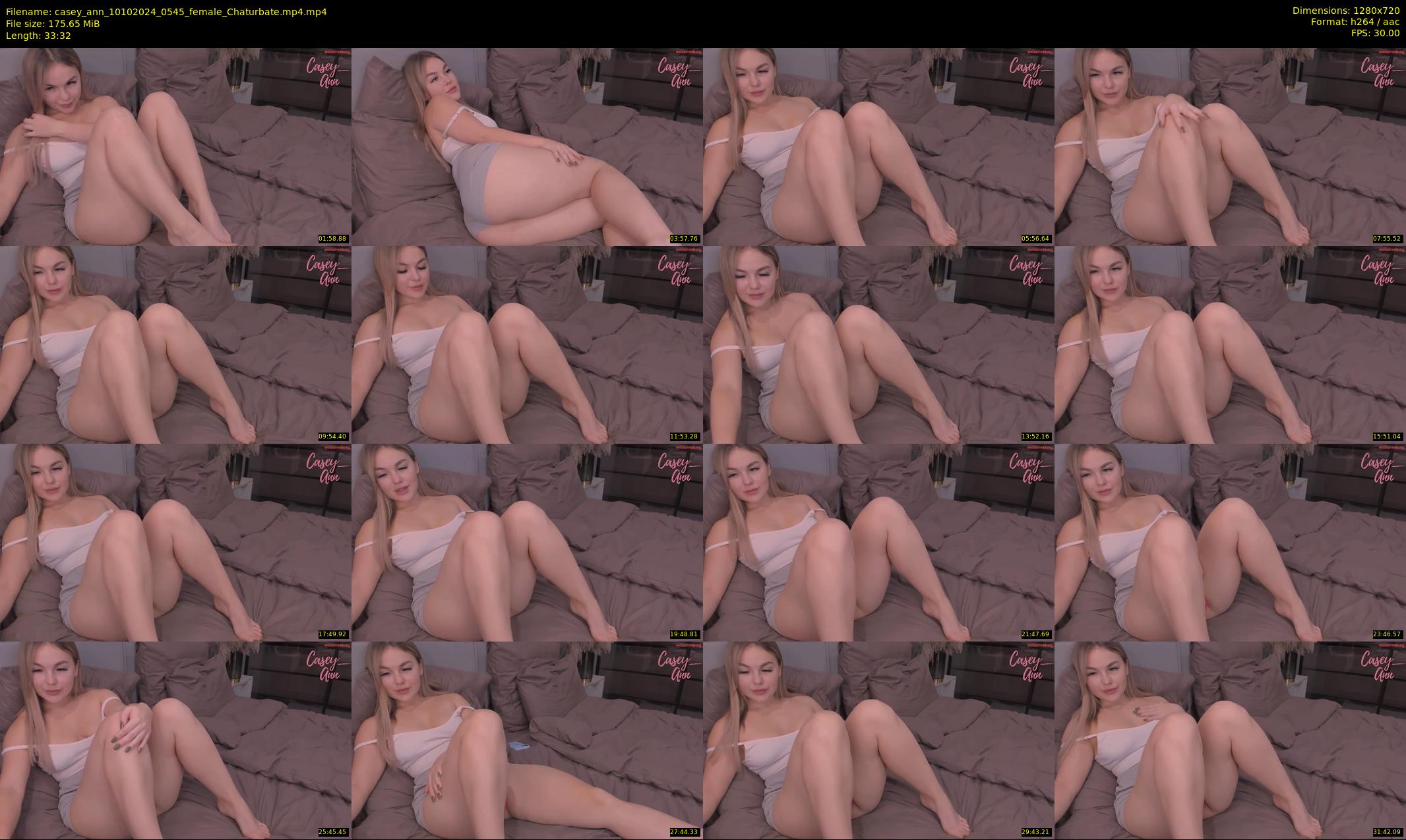 casey_ann — 34 minute Chaturbate female cam show recording, 720p, Oct 10, 2024