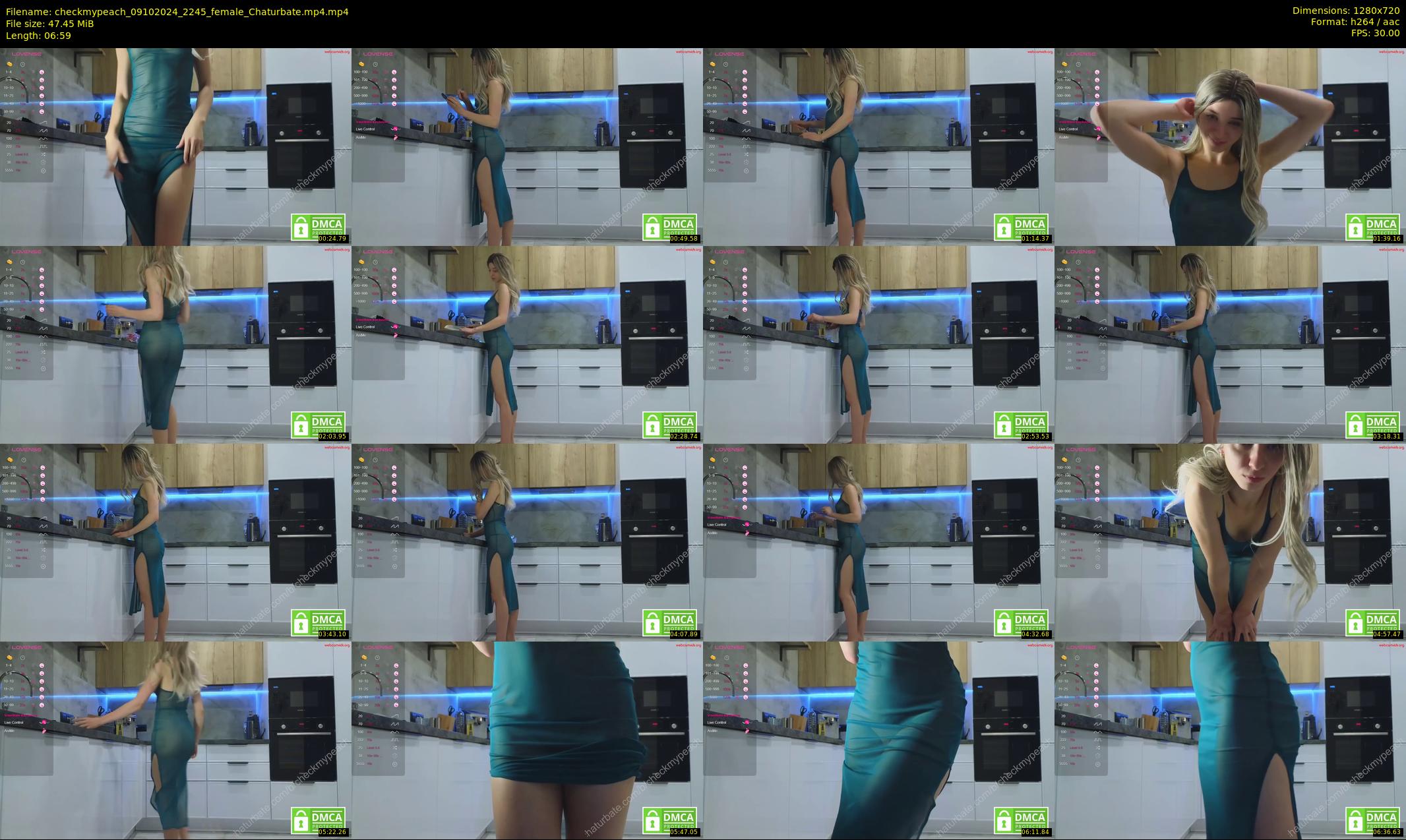 checkmypeach — 7 minute Chaturbate female cam show recording, 720p, Oct 9, 2024