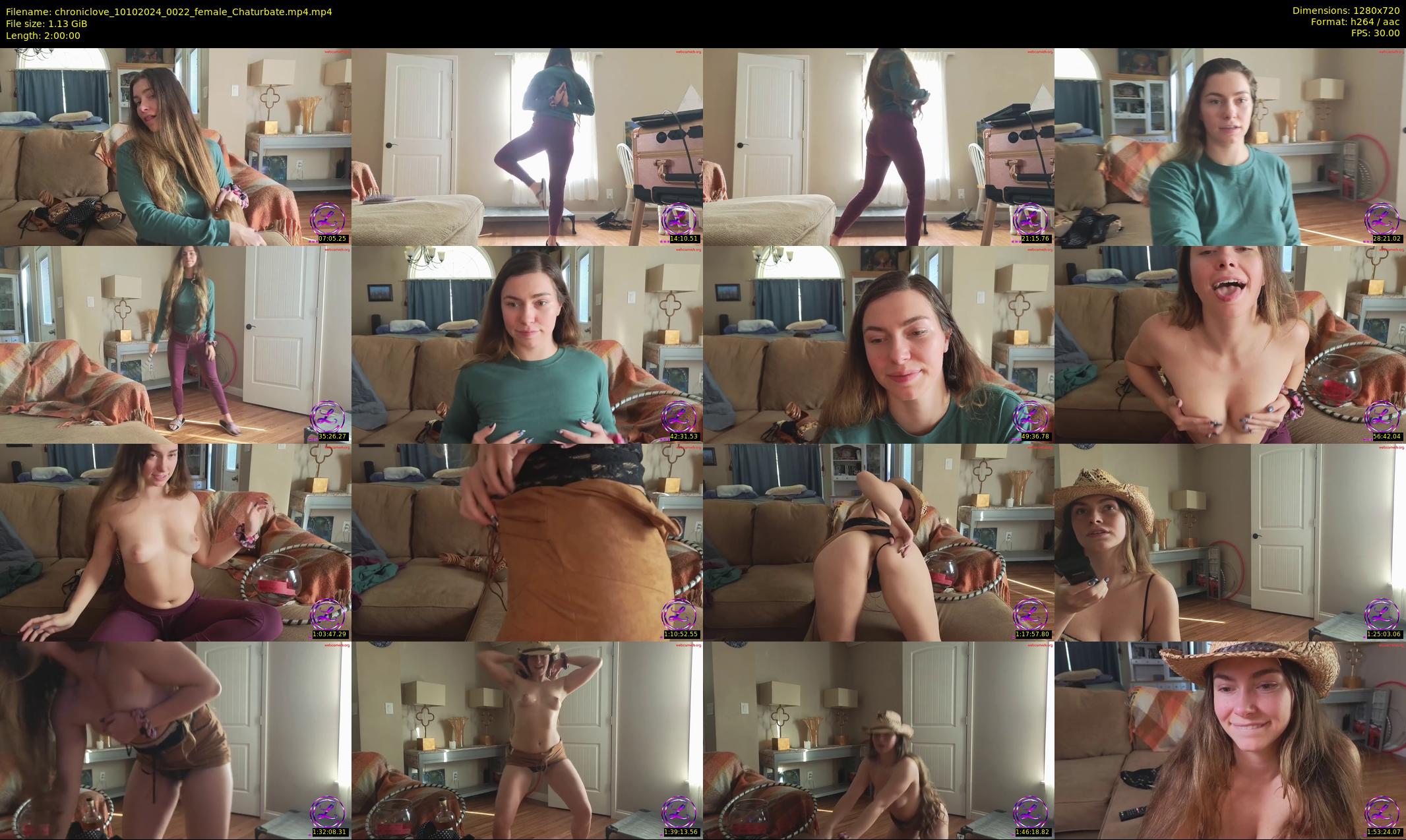 chroniclove — 120 minute Chaturbate female cam show recording, 720p, Oct 10, 2024