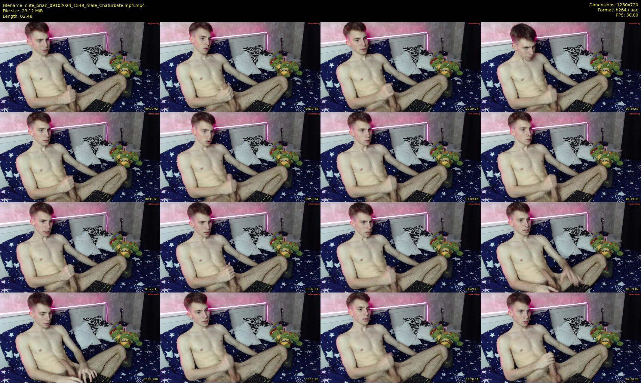 cute_brian — 3 minute Chaturbate male cam show recording, 720p, Oct 9, 2024