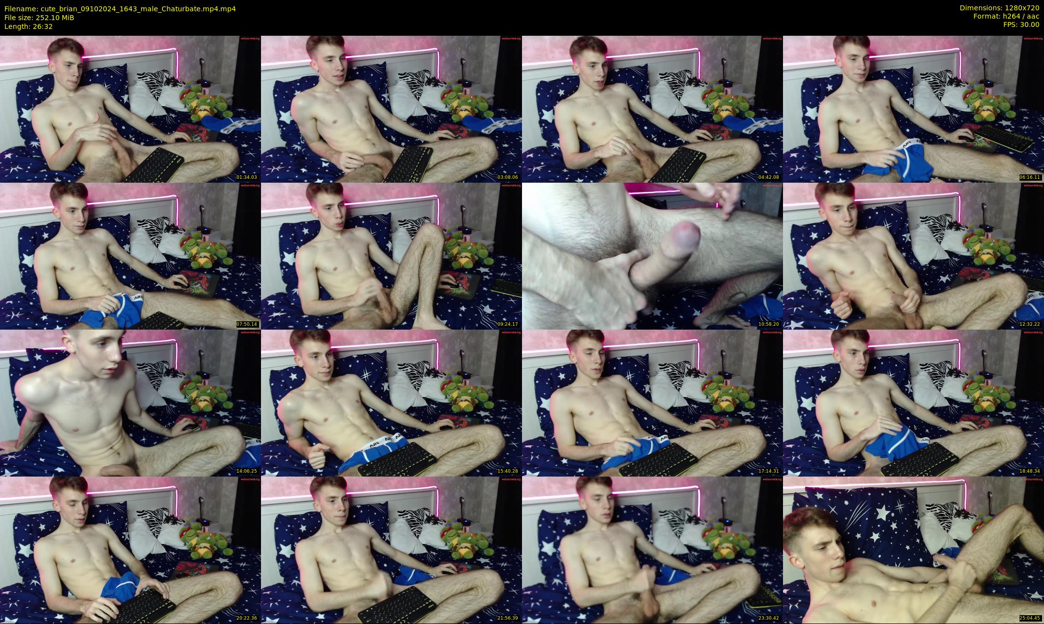 cute_brian — 27 minute Chaturbate male cam show recording, 720p, Oct 9, 2024