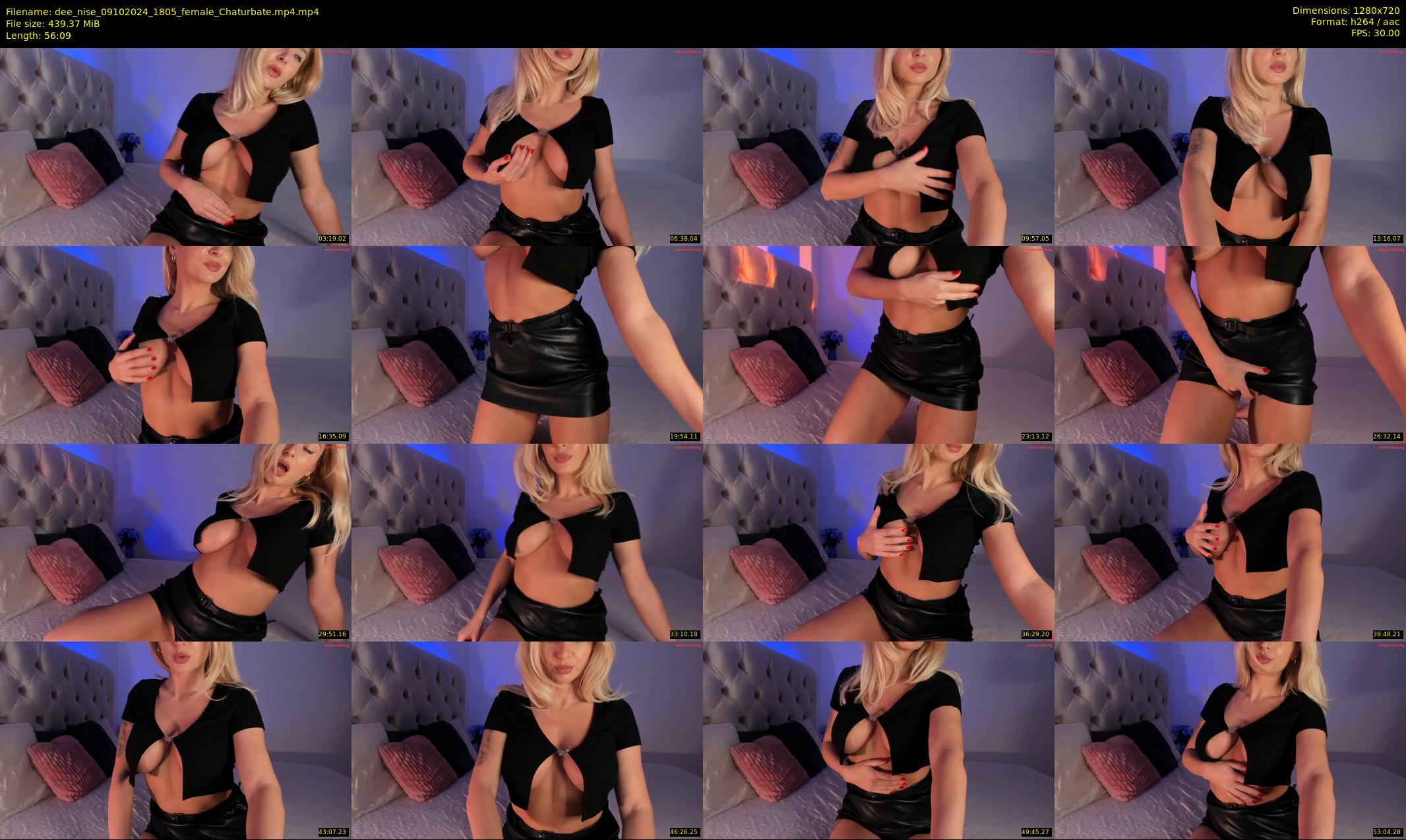 dee_nise — 57 minute Chaturbate female cam show recording, 720p, Oct 9, 2024