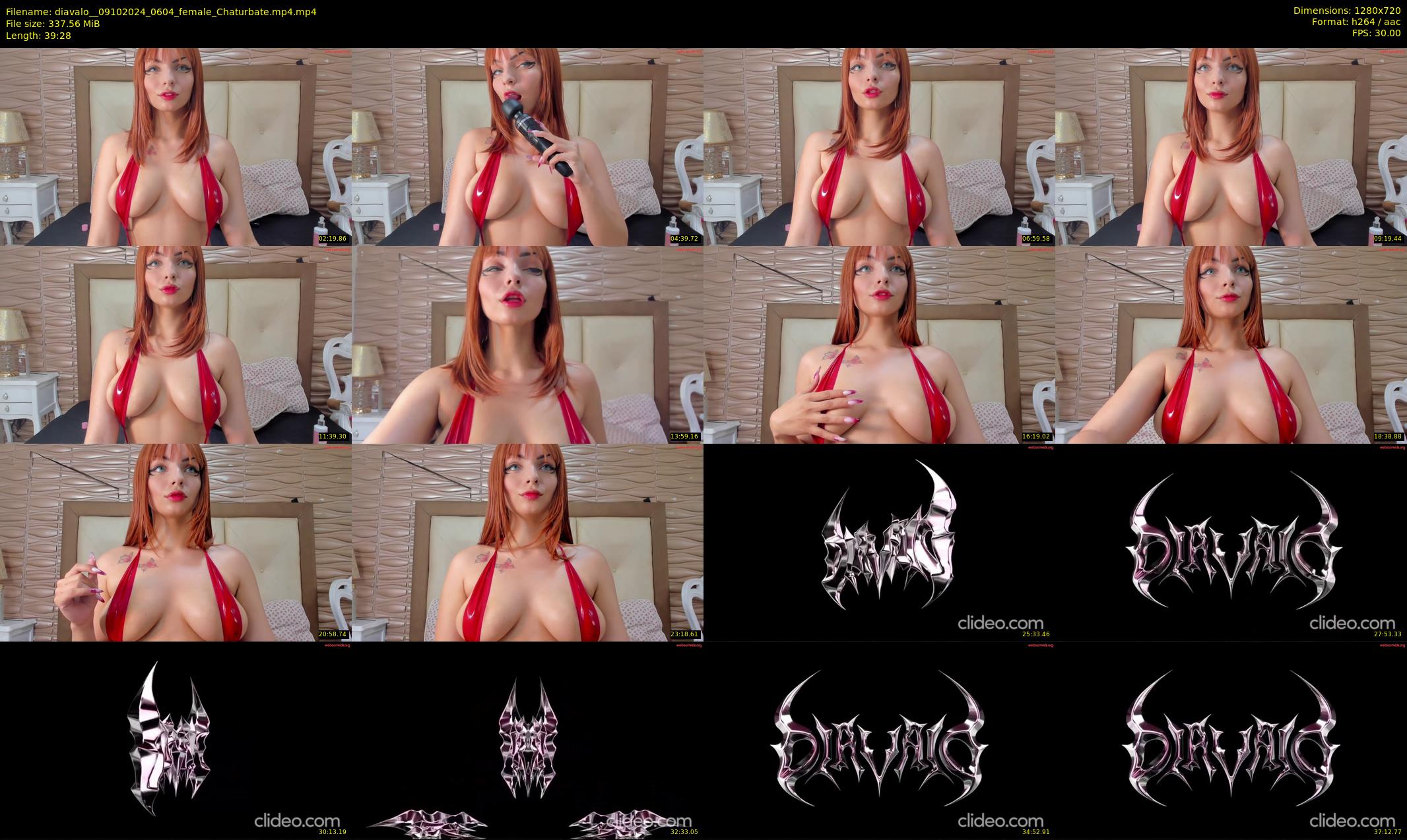 diavalo_ — 40 minute Chaturbate female cam show recording, 720p, Oct 9, 2024