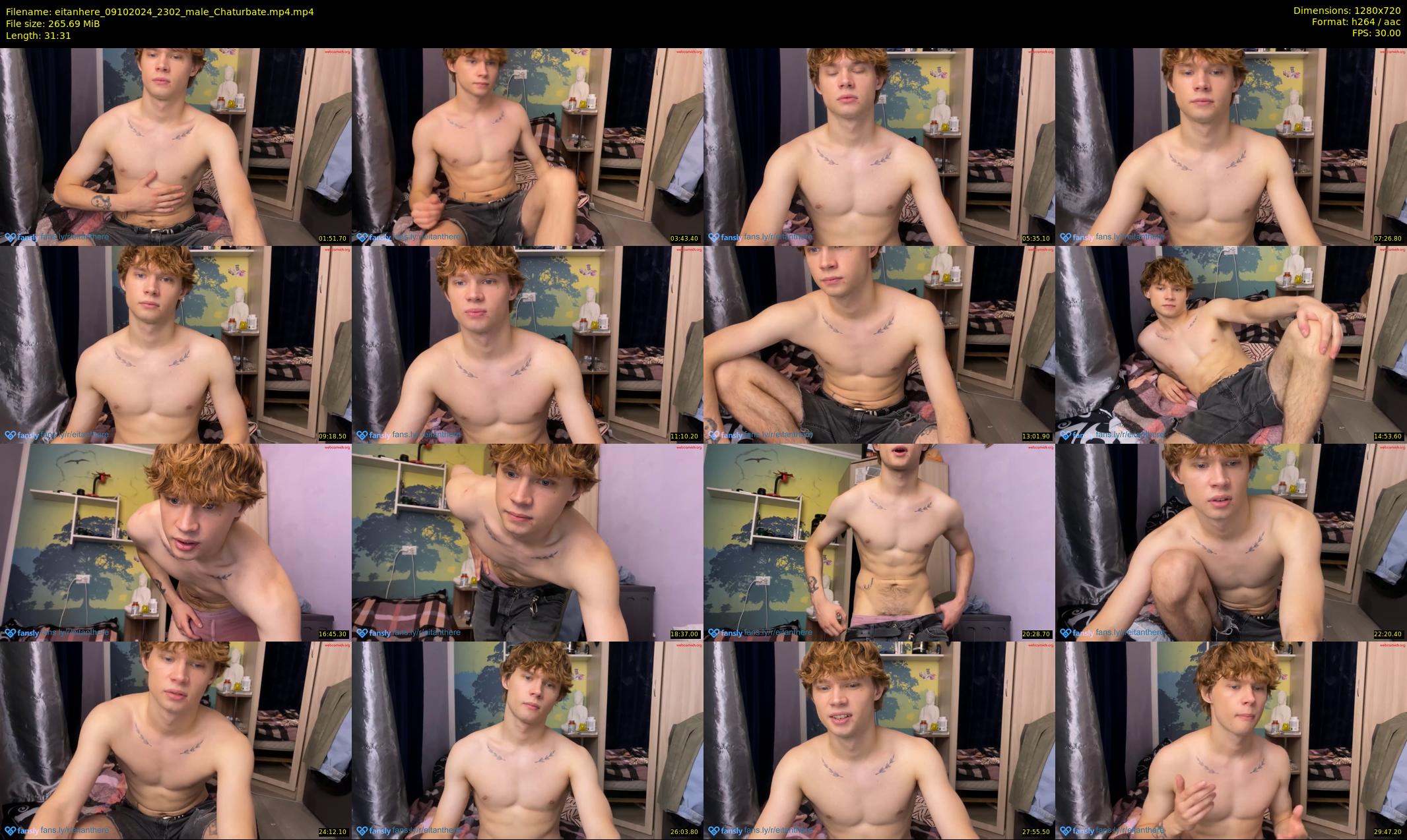 eitanhere — 32 minute Chaturbate male cam show recording, 720p, Oct 9, 2024