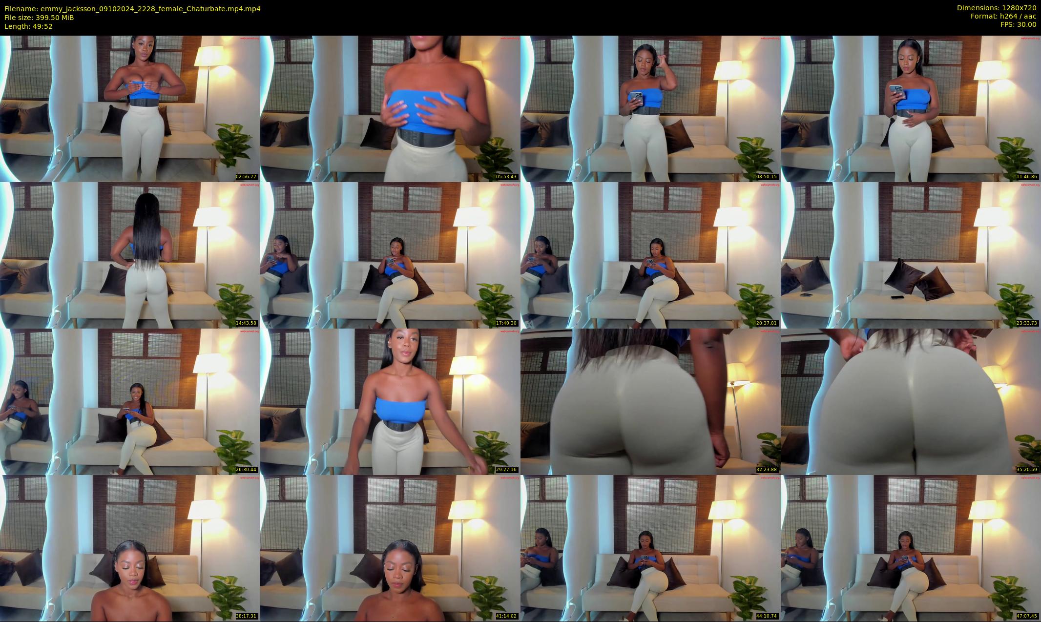 emmy_jacksson — 50 minute Chaturbate female cam show recording, 720p, Oct 9, 2024