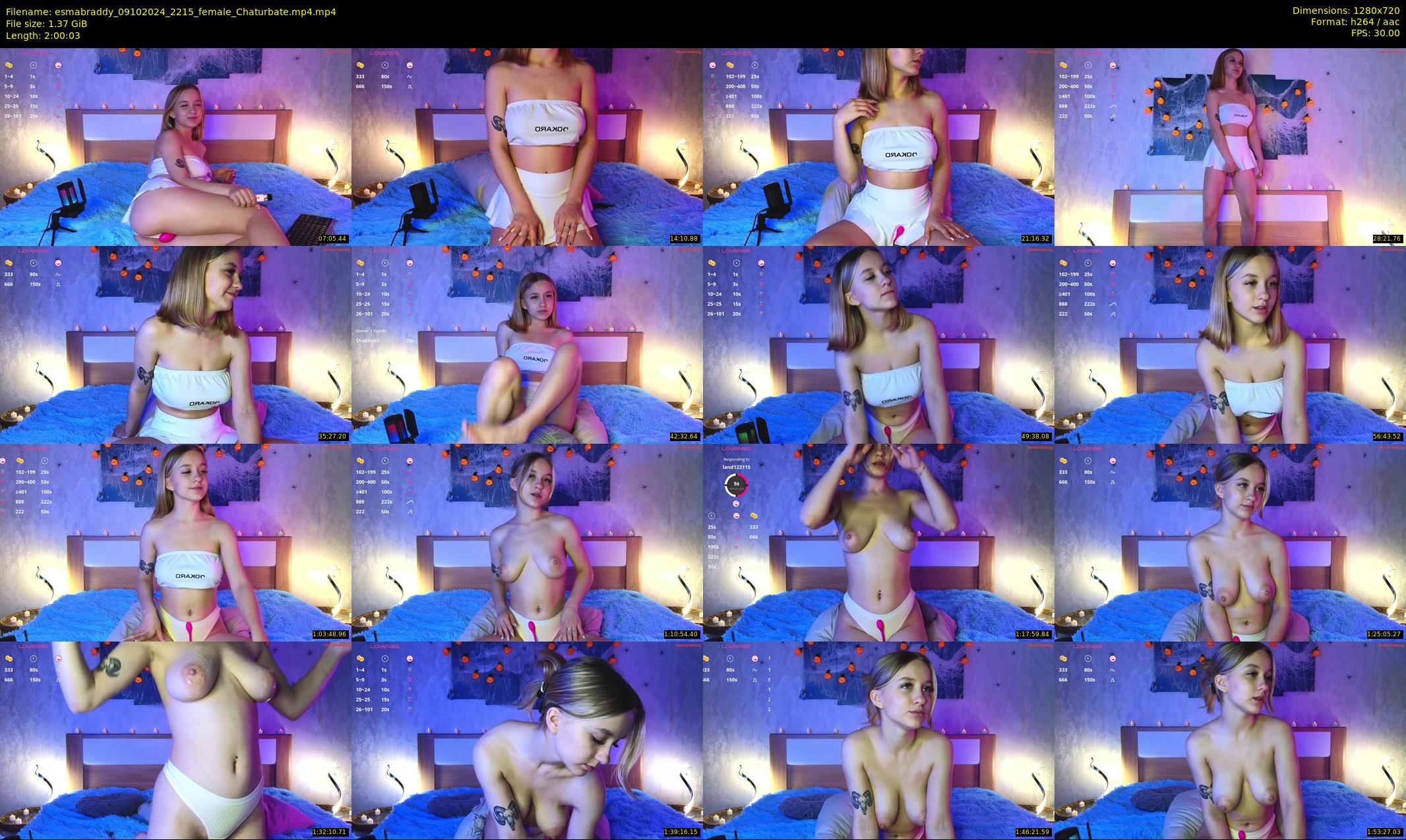 esmabraddy — 121 minute Chaturbate female cam show recording, 720p, Oct 9, 2024
