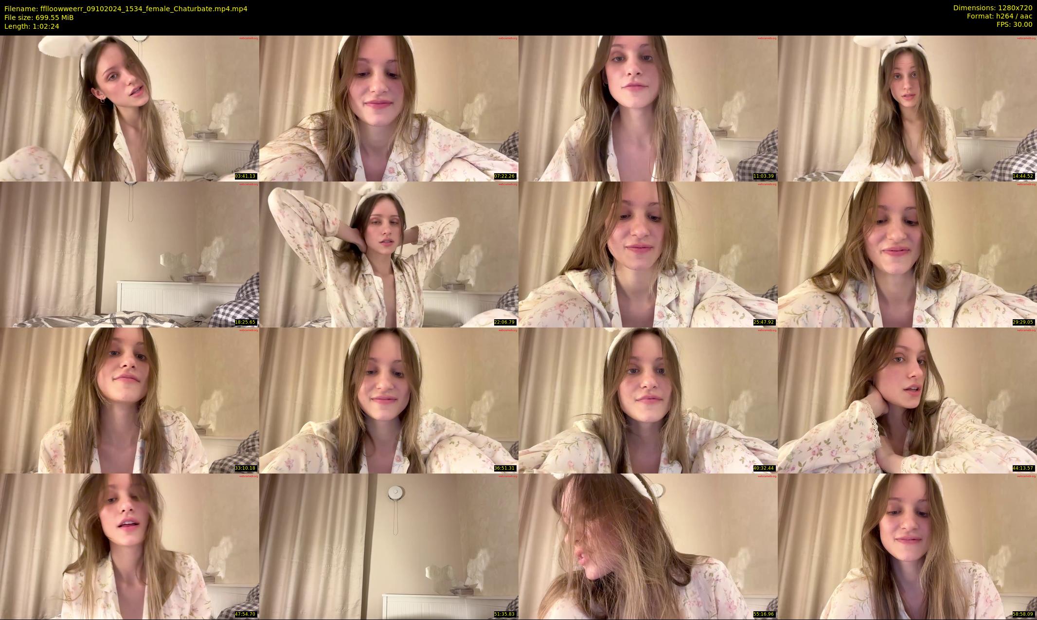 fflloowweerr — 63 minute Chaturbate couple cam show recording, 720p, Oct 9, 2024