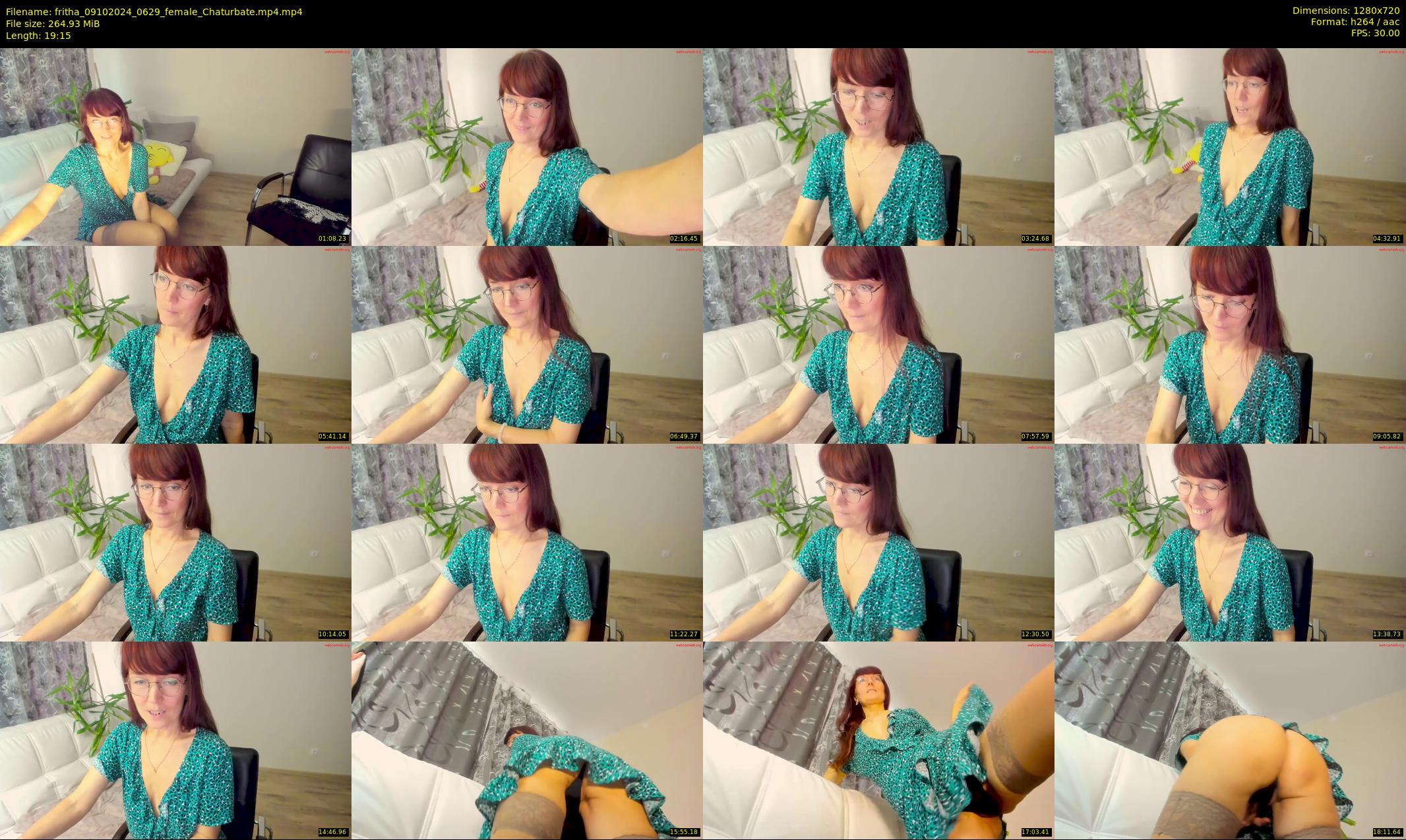 fritha — 20 minute Chaturbate female cam show recording, 720p, Oct 9, 2024