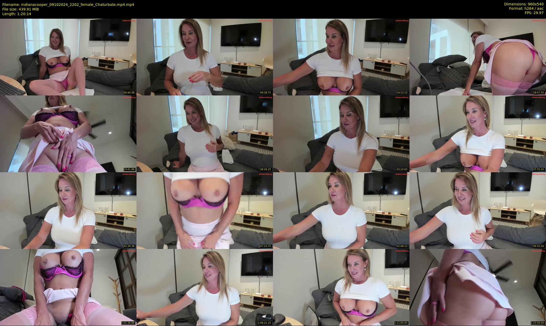indianacooper — 81 minute Chaturbate female cam show recording, 480p, Oct 9, 2024