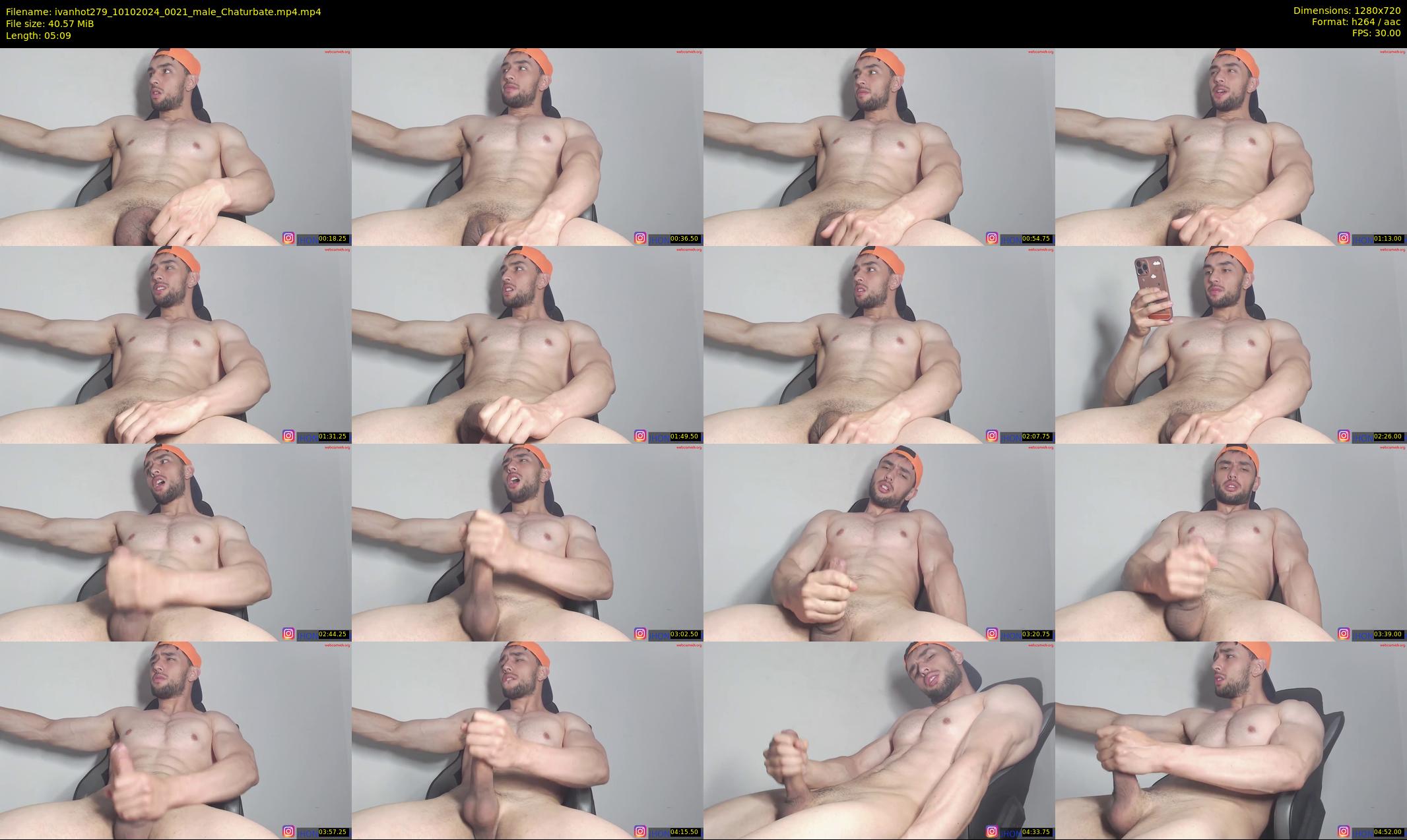 ivanhot279 — 6 minute Chaturbate male cam show recording, 720p, Oct 10, 2024