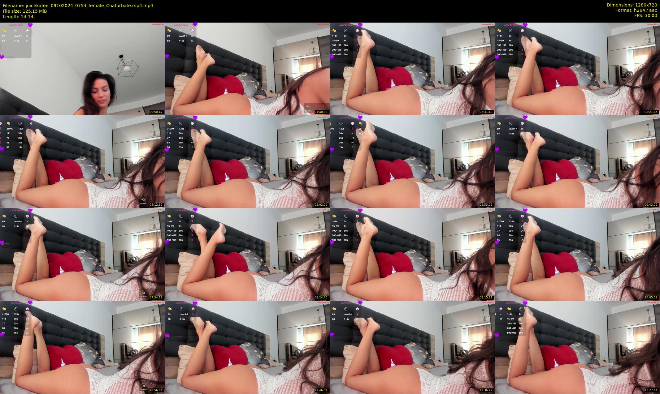 juicekatee — 15 minute Chaturbate female cam show recording, 720p, Oct 9, 2024