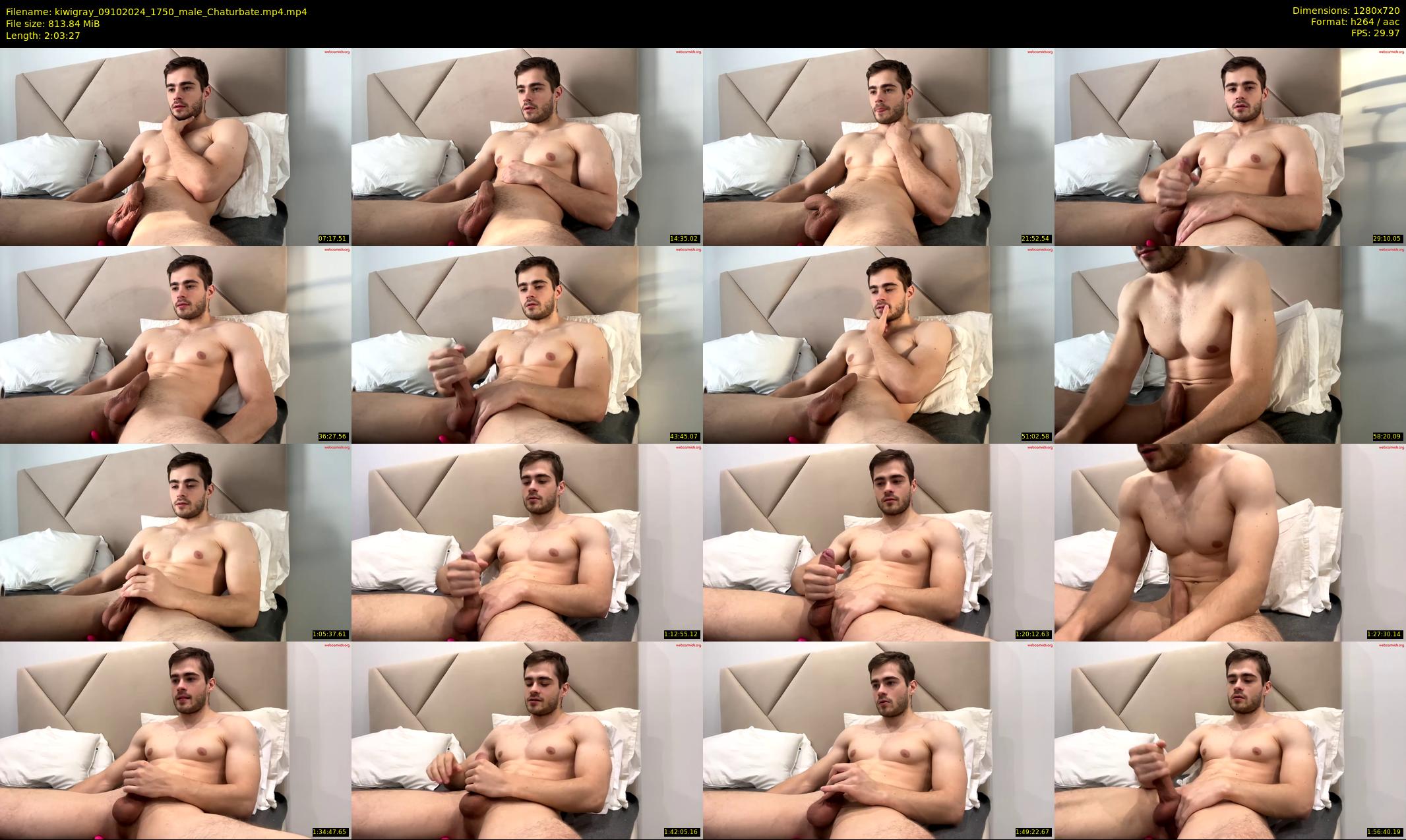 kiwigray — 124 minute Chaturbate male cam show recording, 720p, Oct 9, 2024