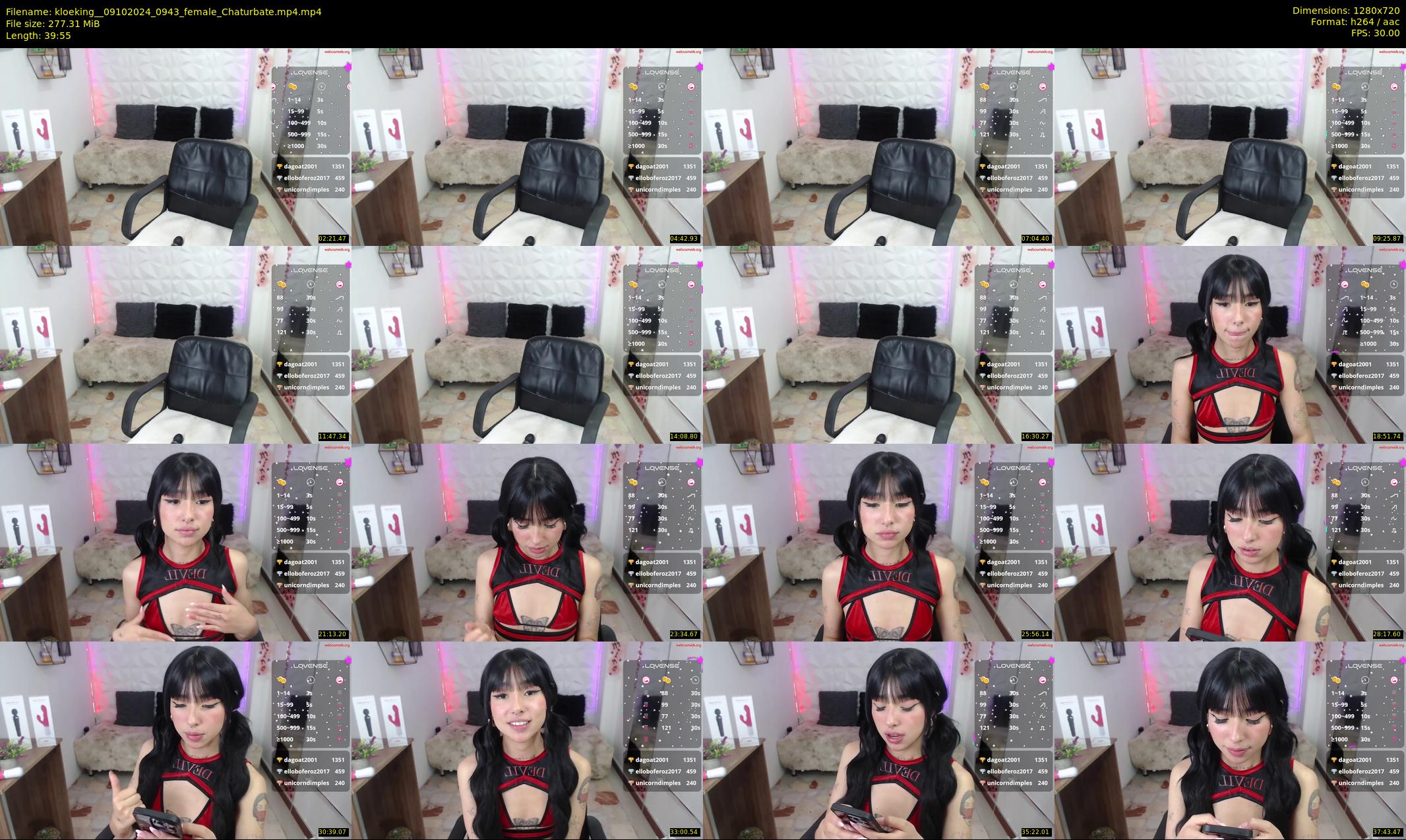 kloeking_ — 40 minute Chaturbate female cam show recording, 720p, Oct 9, 2024