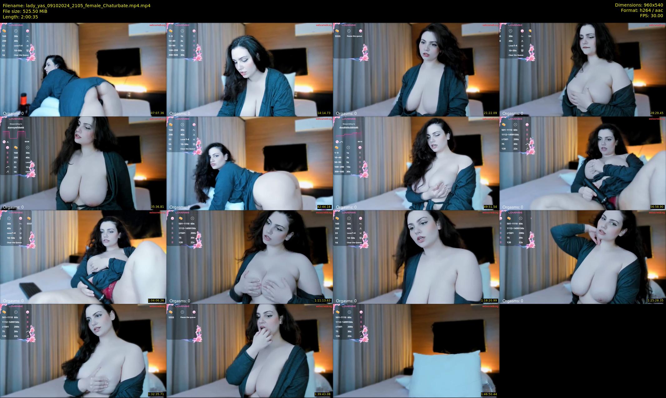 lady_yas — 121 minute Chaturbate female cam show recording, 480p, Oct 9, 2024