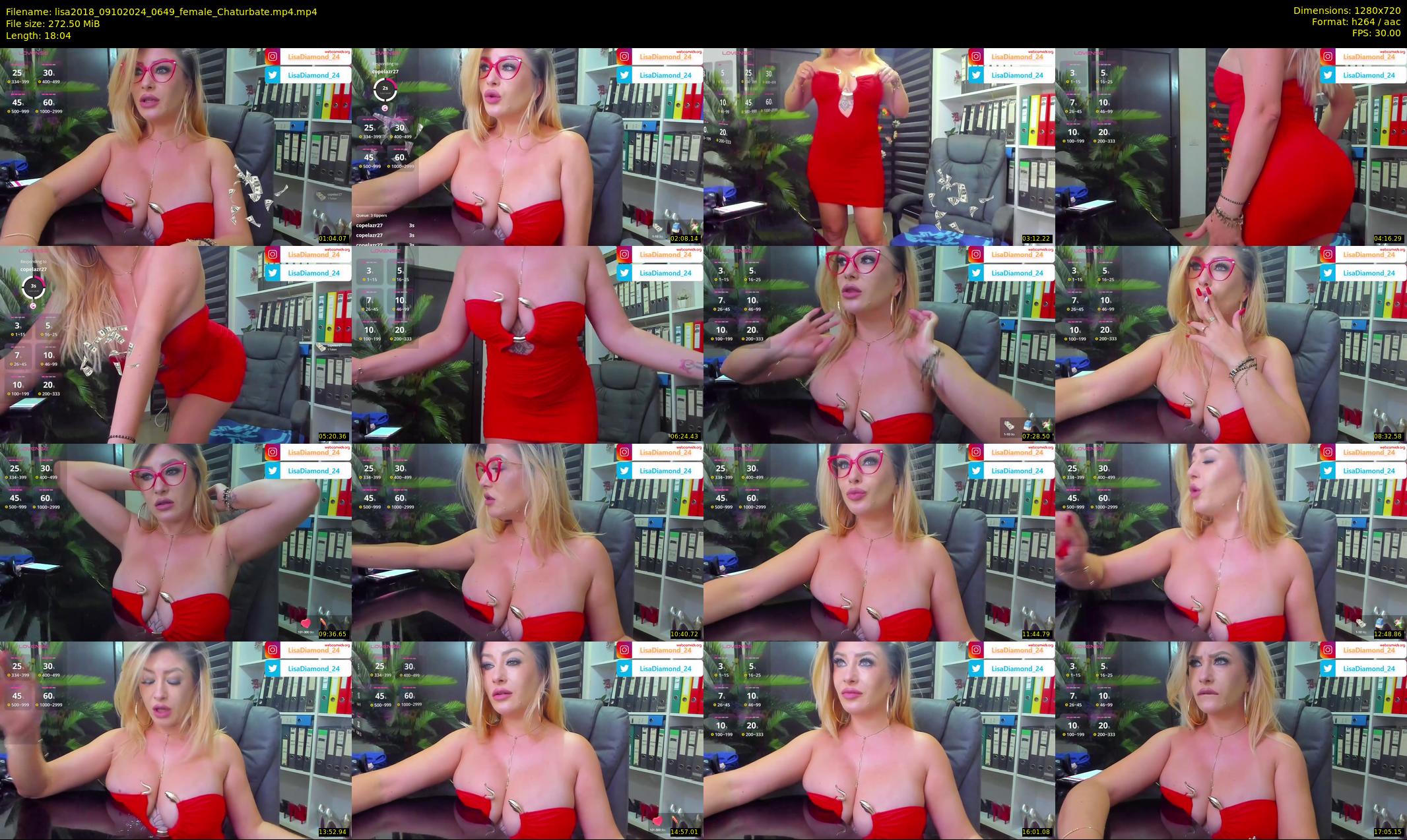 lisa2018 — 19 minute Chaturbate female cam show recording, 720p, Oct 9, 2024