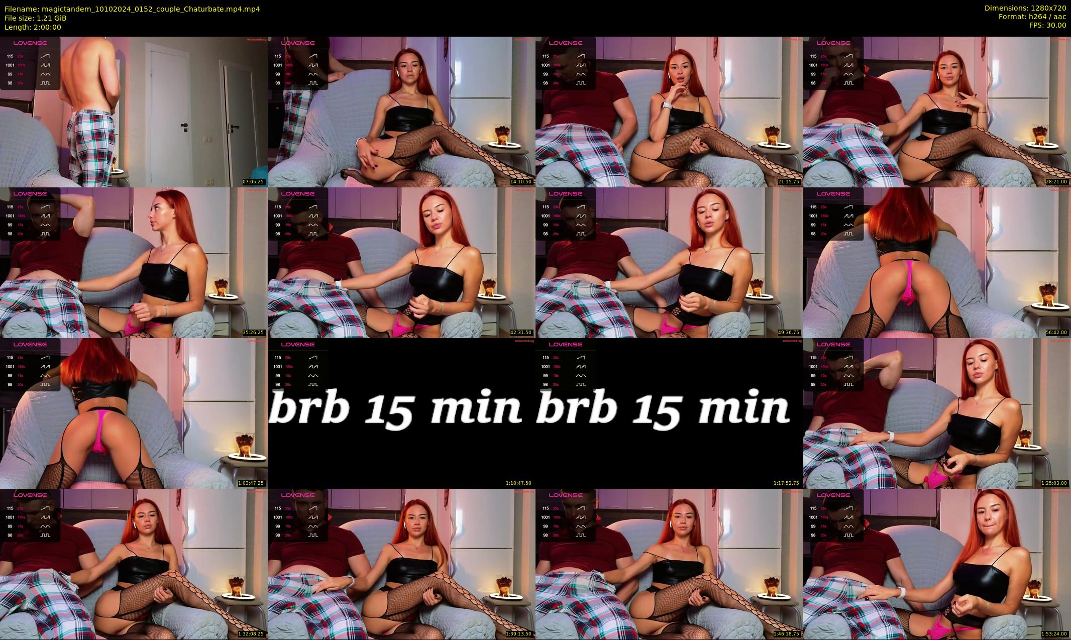 magictandem — 120 minute Chaturbate couple cam show recording, 720p, Oct 10, 2024