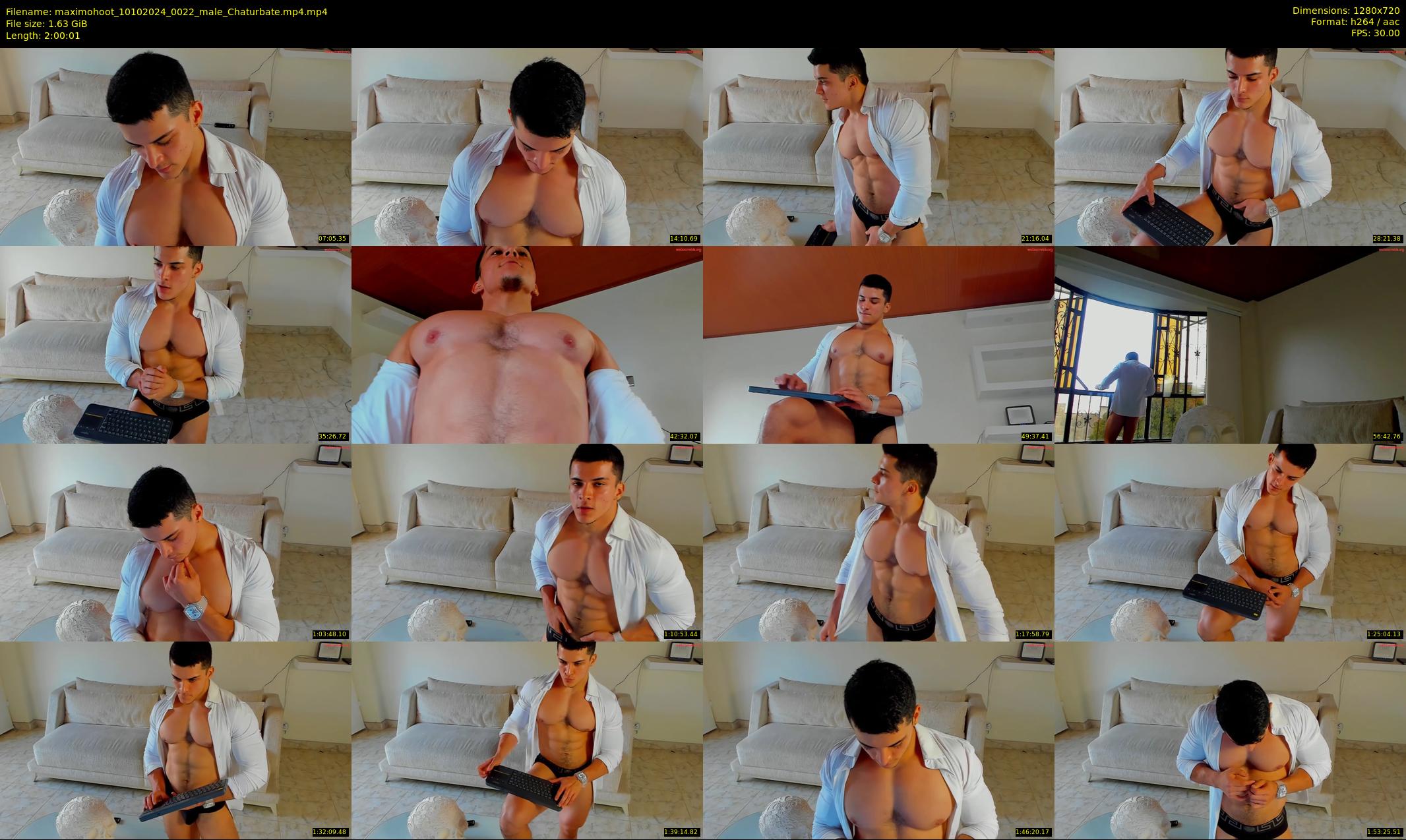 maximohoot — 121 minute Chaturbate male cam show recording, 720p, Oct 10, 2024
