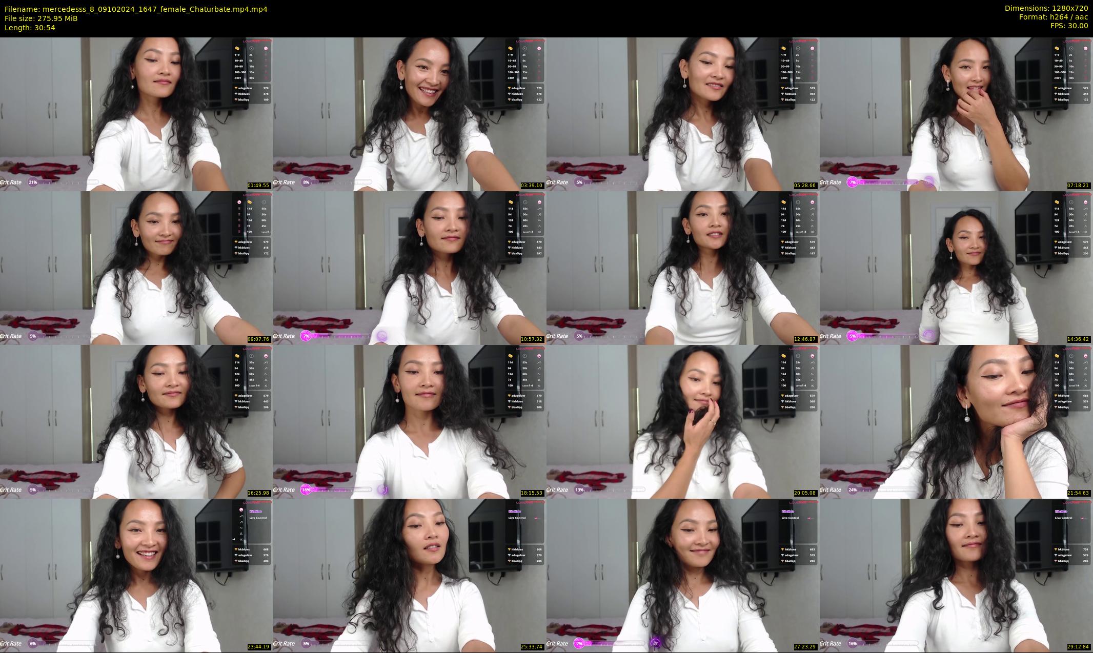 mercedesss_8 — 31 minute Chaturbate female cam show recording, 720p, Oct 9, 2024