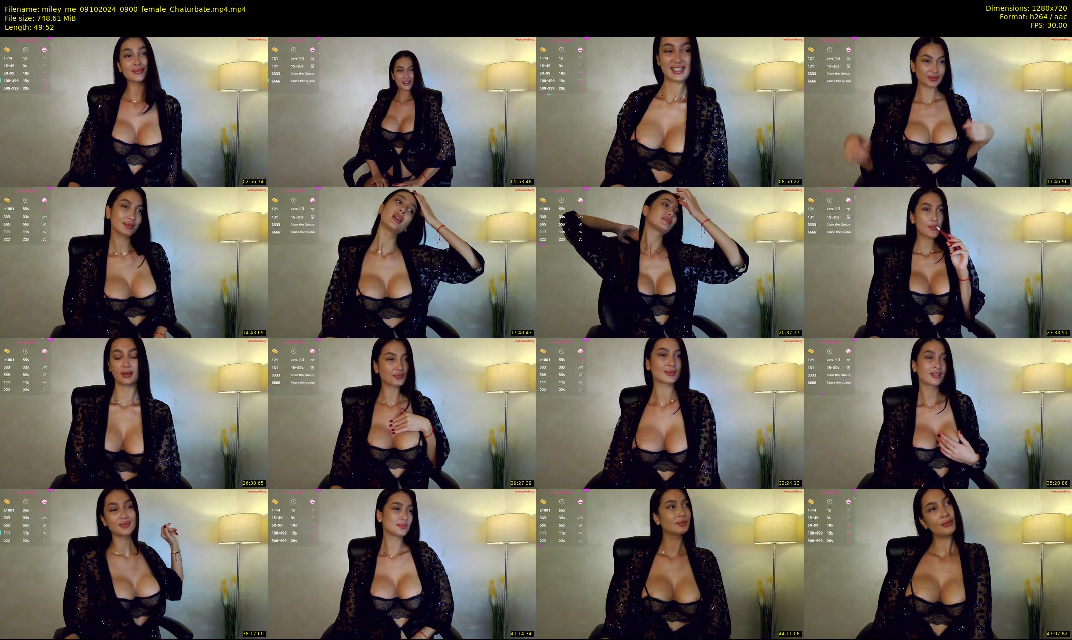 miley_me — 50 minute Chaturbate female cam show recording, 720p, Oct 9, 2024