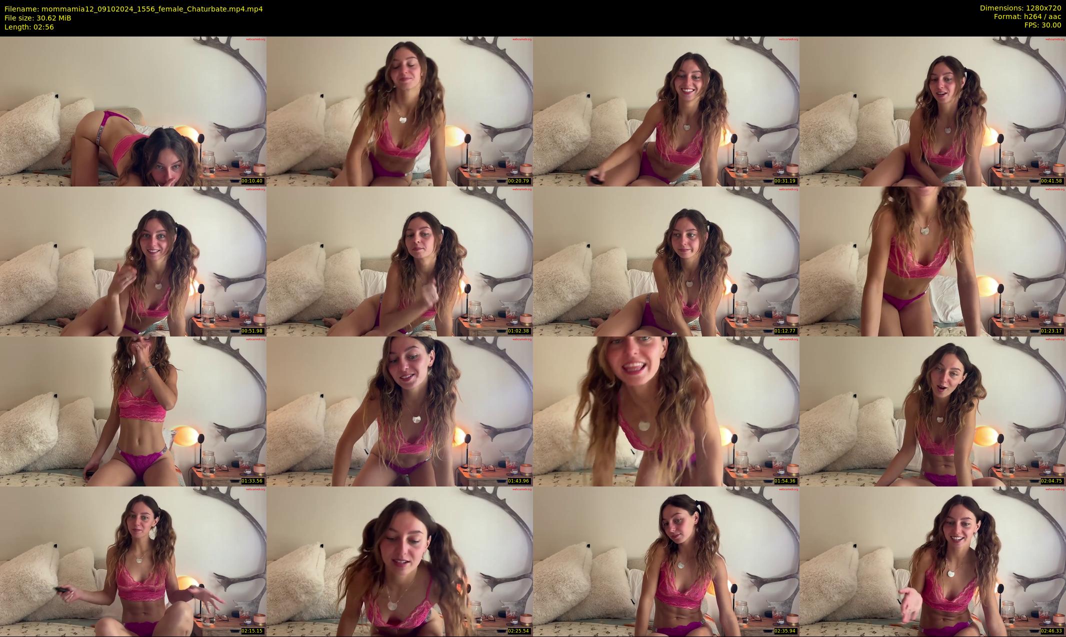 mommamia12 — 3 minute Chaturbate female cam show recording, 720p, Oct 9, 2024