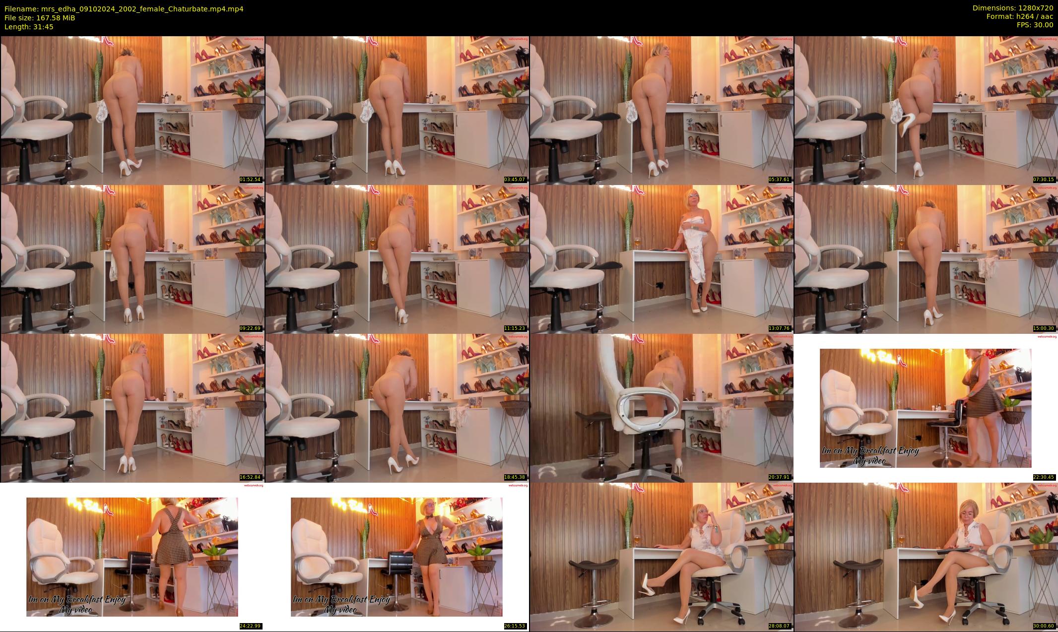 mrs_edha — 32 minute Chaturbate female cam show recording, 720p, Oct 9, 2024