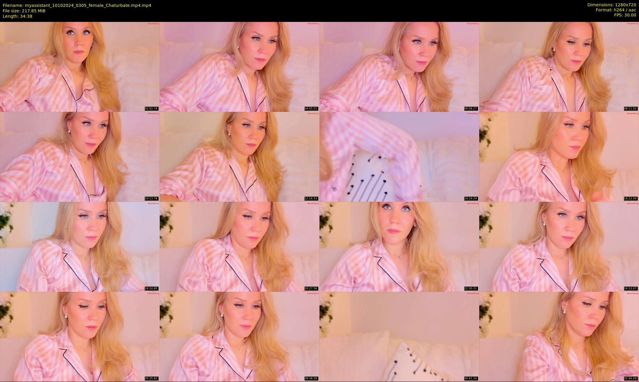 myassistant — 35 minute Chaturbate female cam show recording, 720p, Oct 10, 2024