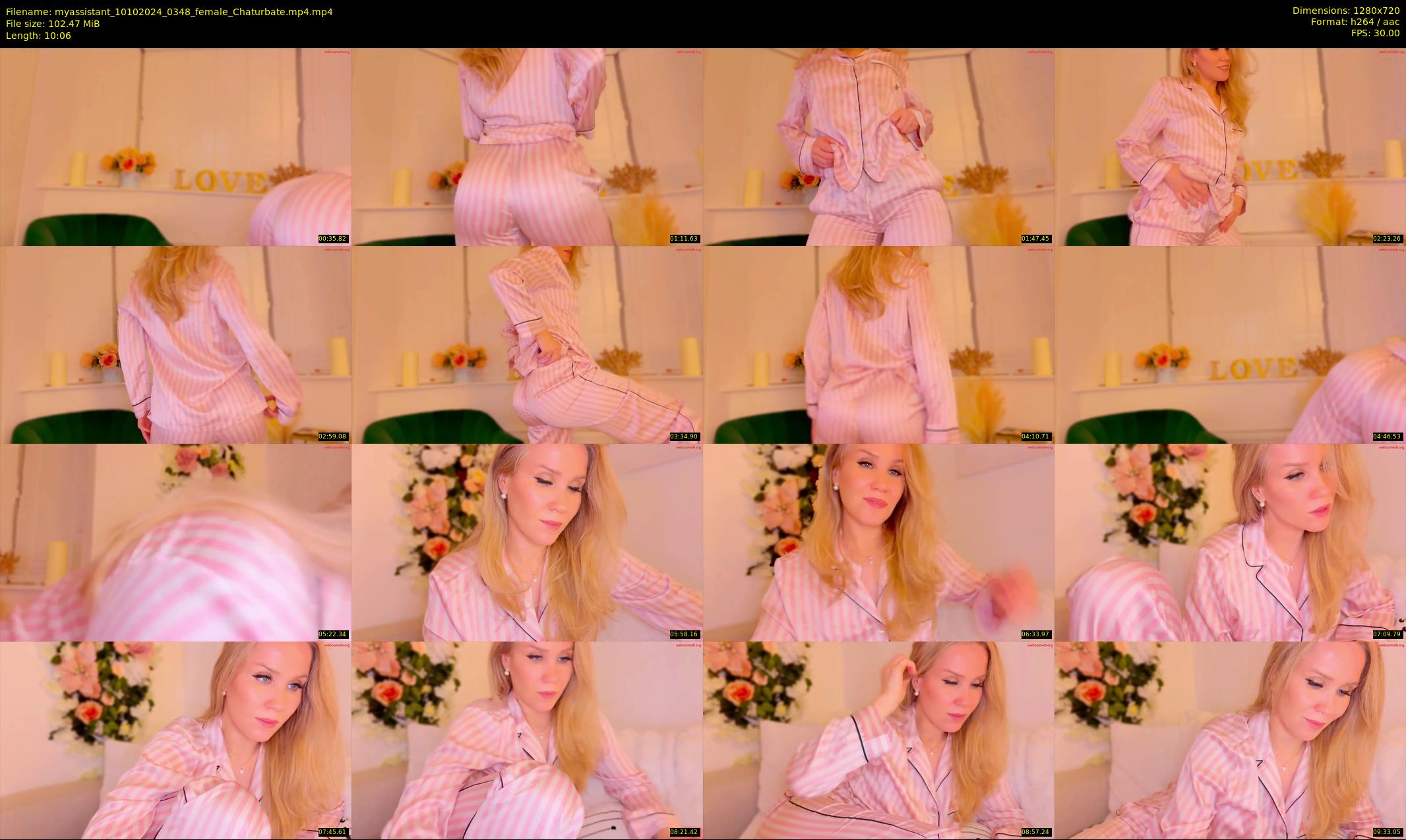 myassistant — 11 minute Chaturbate female cam show recording, 720p, Oct 10, 2024