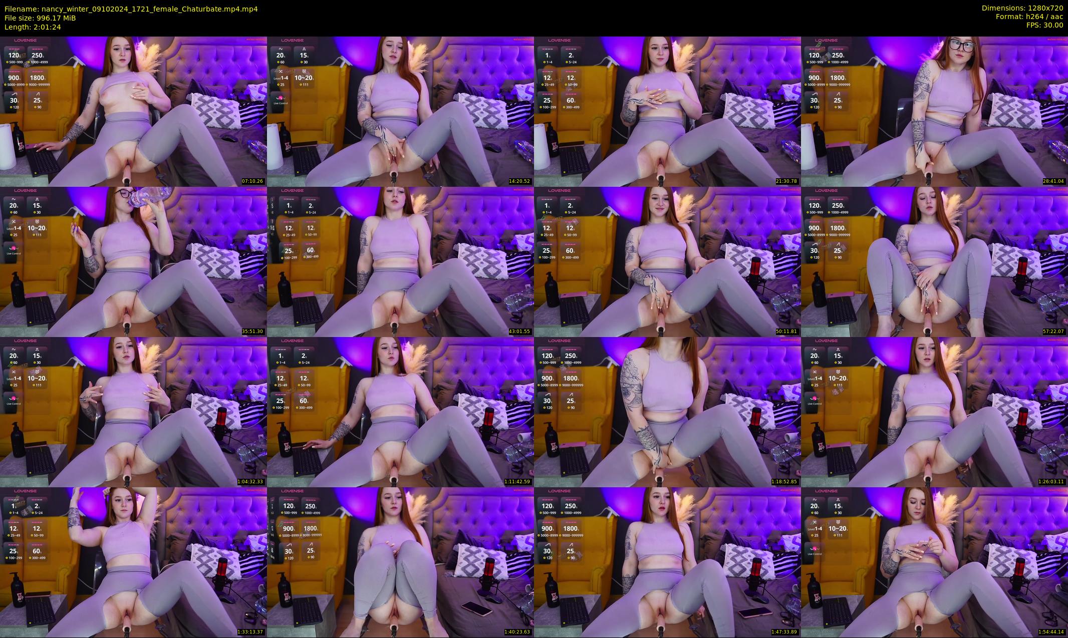 nancy_winter — 122 minute Chaturbate female cam show recording, 720p, Oct 9, 2024