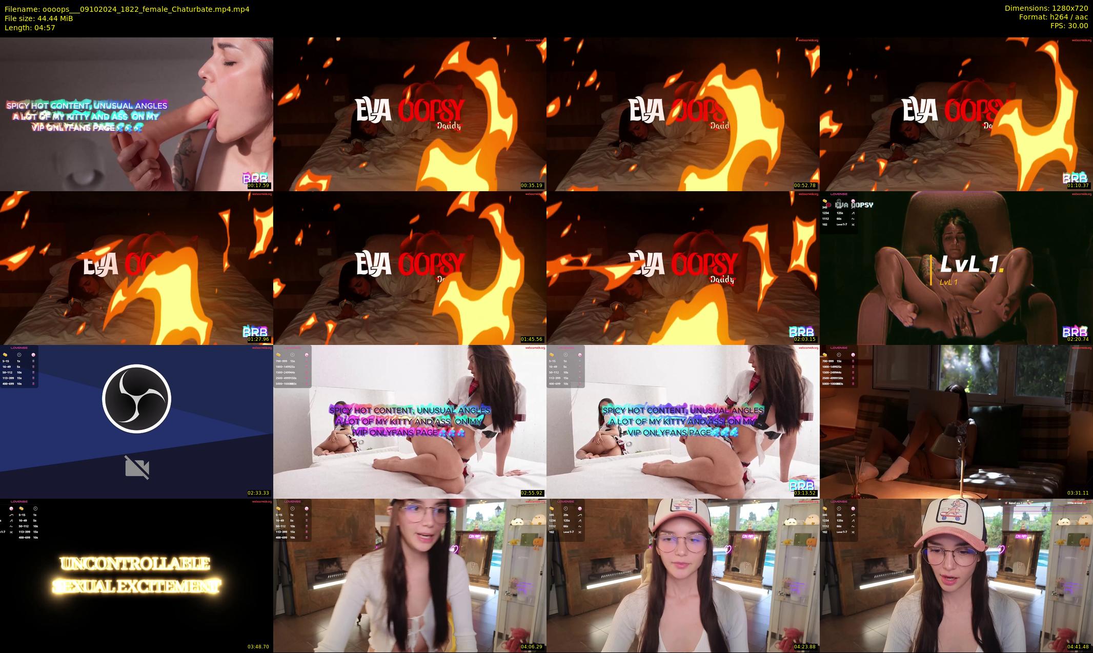 oooops__ — 5 minute Chaturbate female cam show recording, 720p, Oct 9, 2024