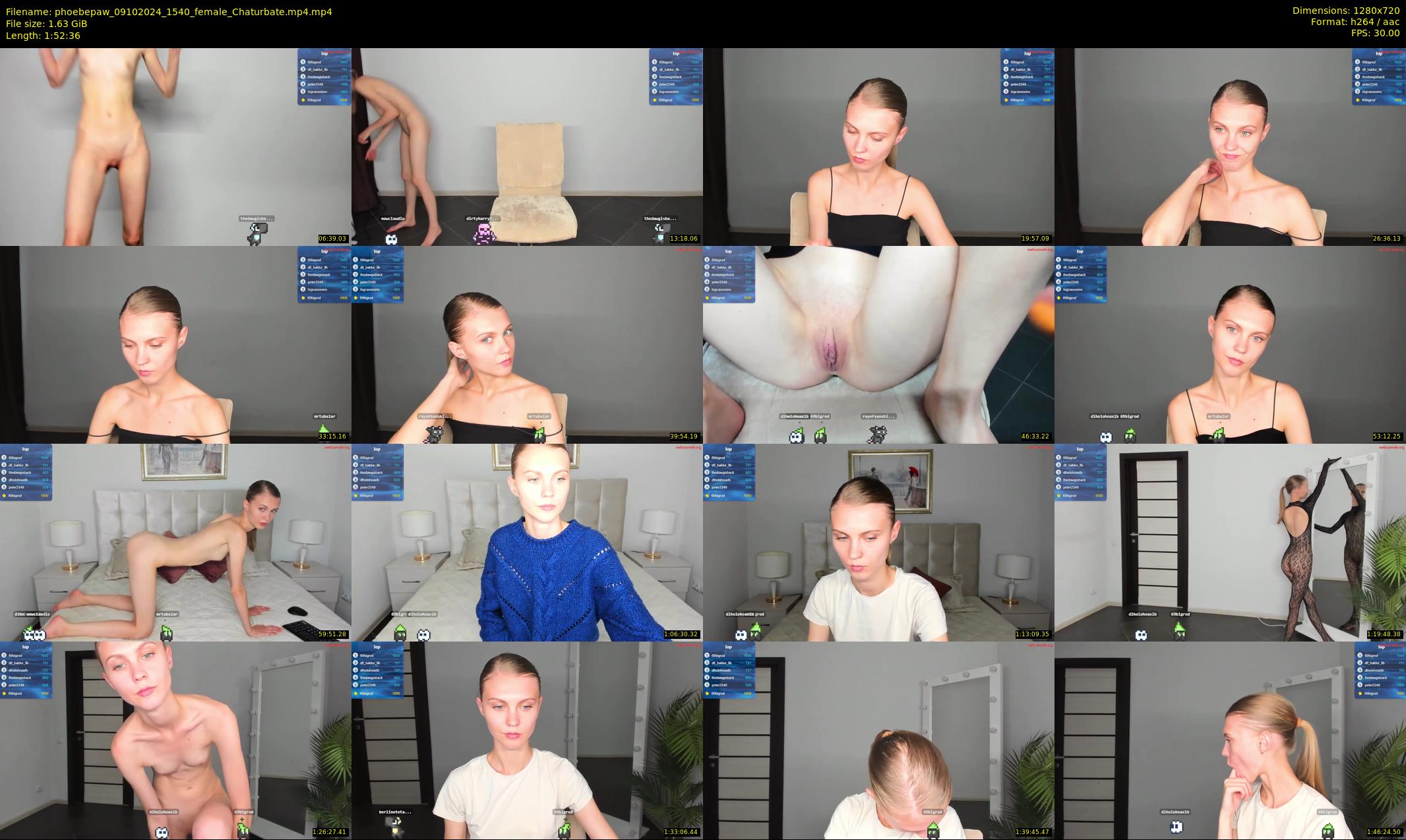 phoebepaw — 113 minute Chaturbate female cam show recording, 720p, Oct 9, 2024