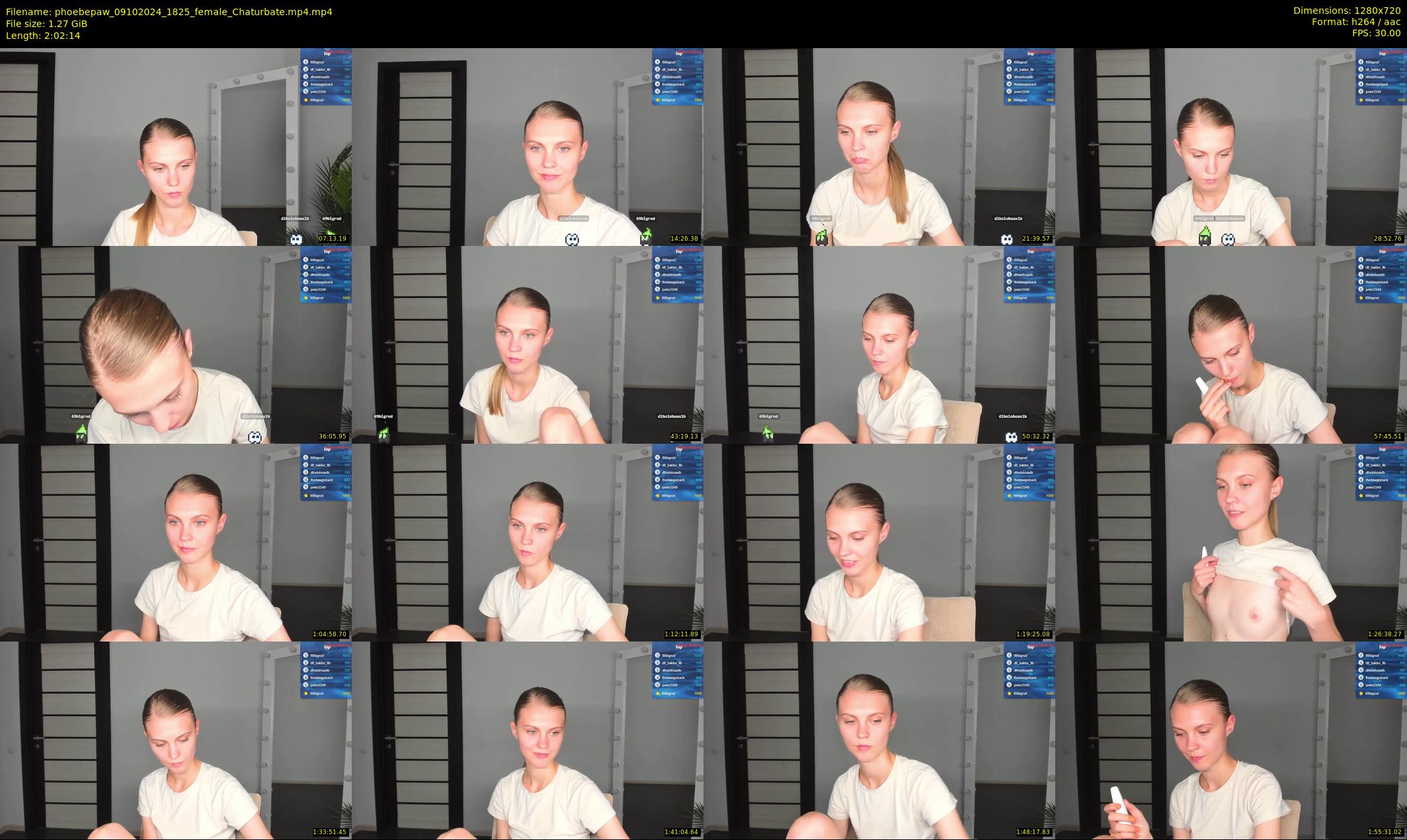 phoebepaw — 123 minute Chaturbate female cam show recording, 720p, Oct 9, 2024