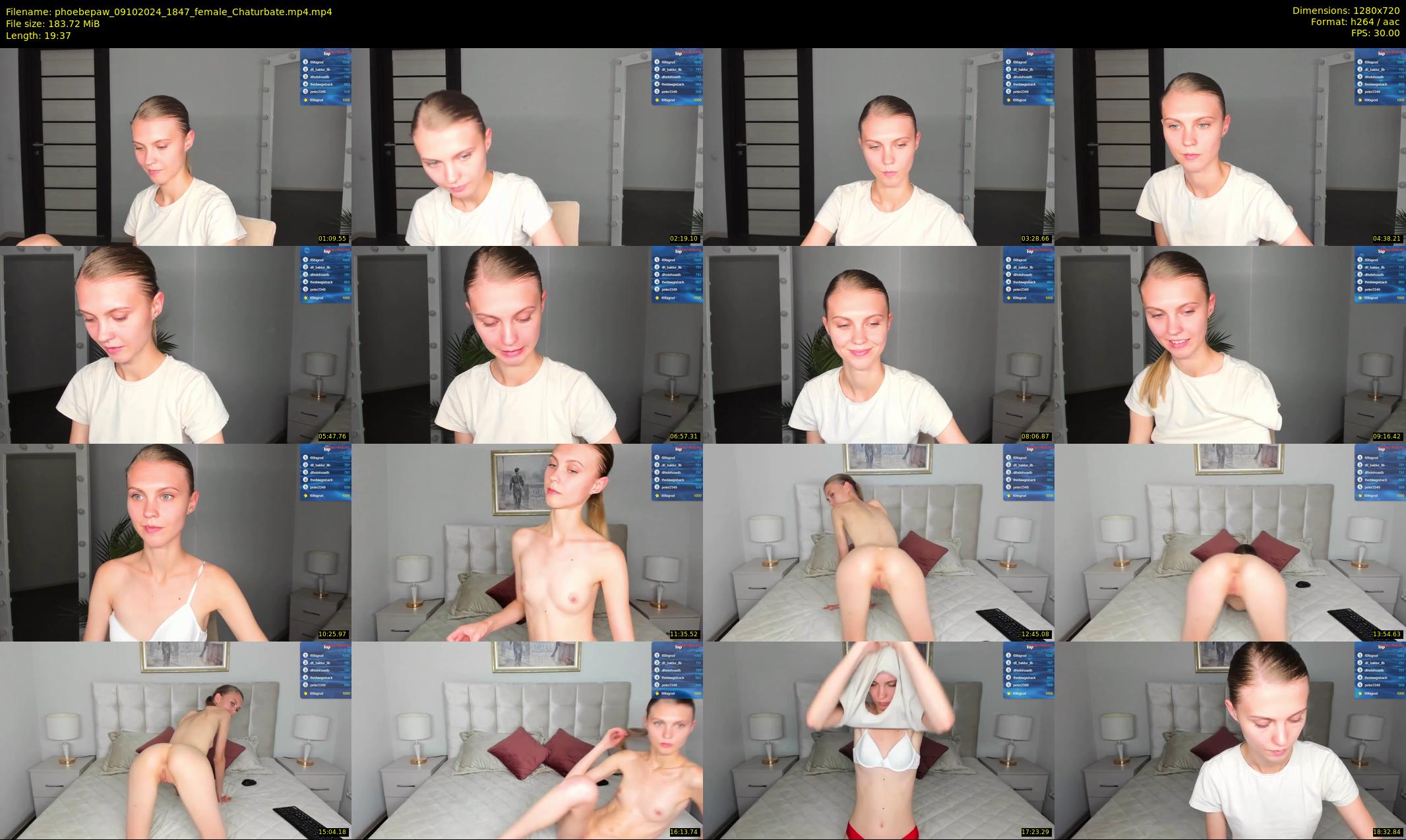 phoebepaw — 20 minute Chaturbate female cam show recording, 720p, Oct 9, 2024