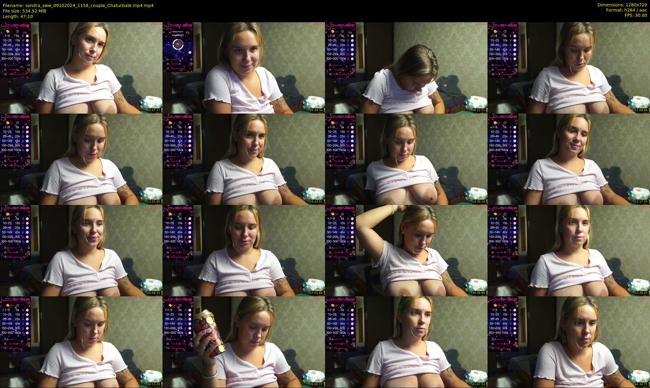 sandra_sww — 48 minute Chaturbate couple cam show recording, 720p, Oct 9, 2024