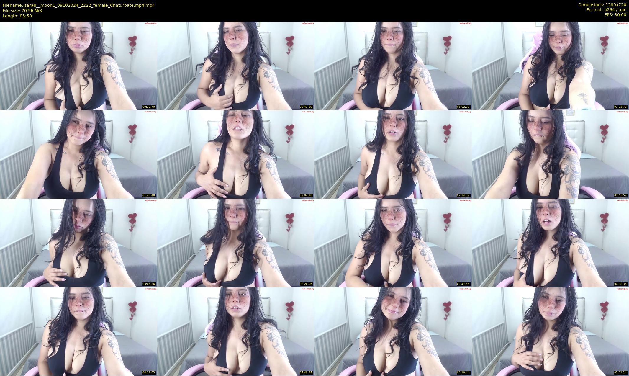 sarah__moon1 — 6 minute Chaturbate female cam show recording, 720p, Oct 9, 2024