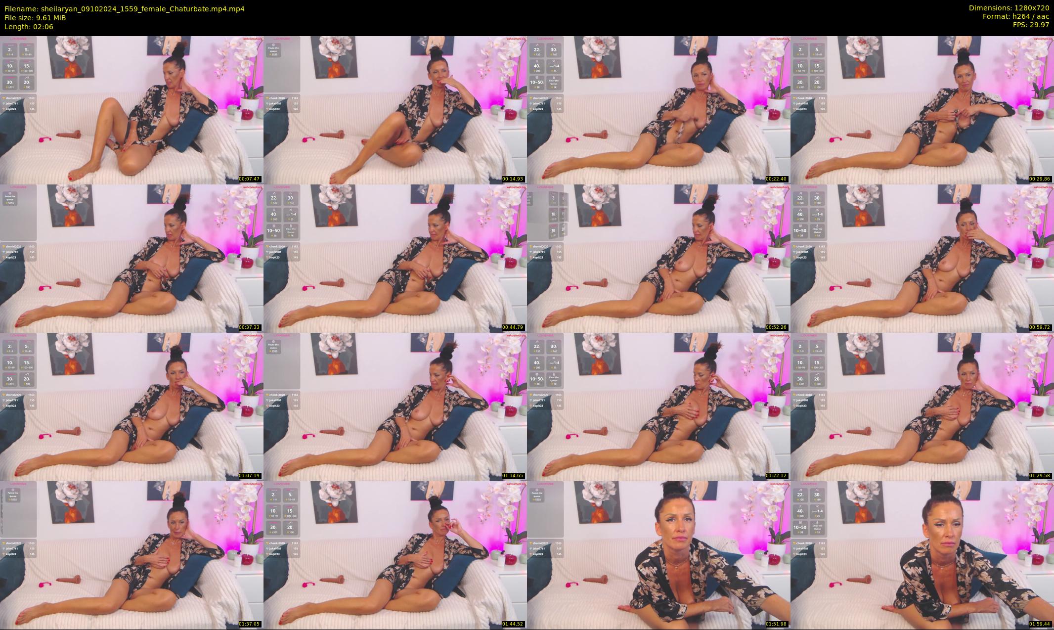 sheilaryan — 3 minute Chaturbate female cam show recording, 720p, Oct 9, 2024