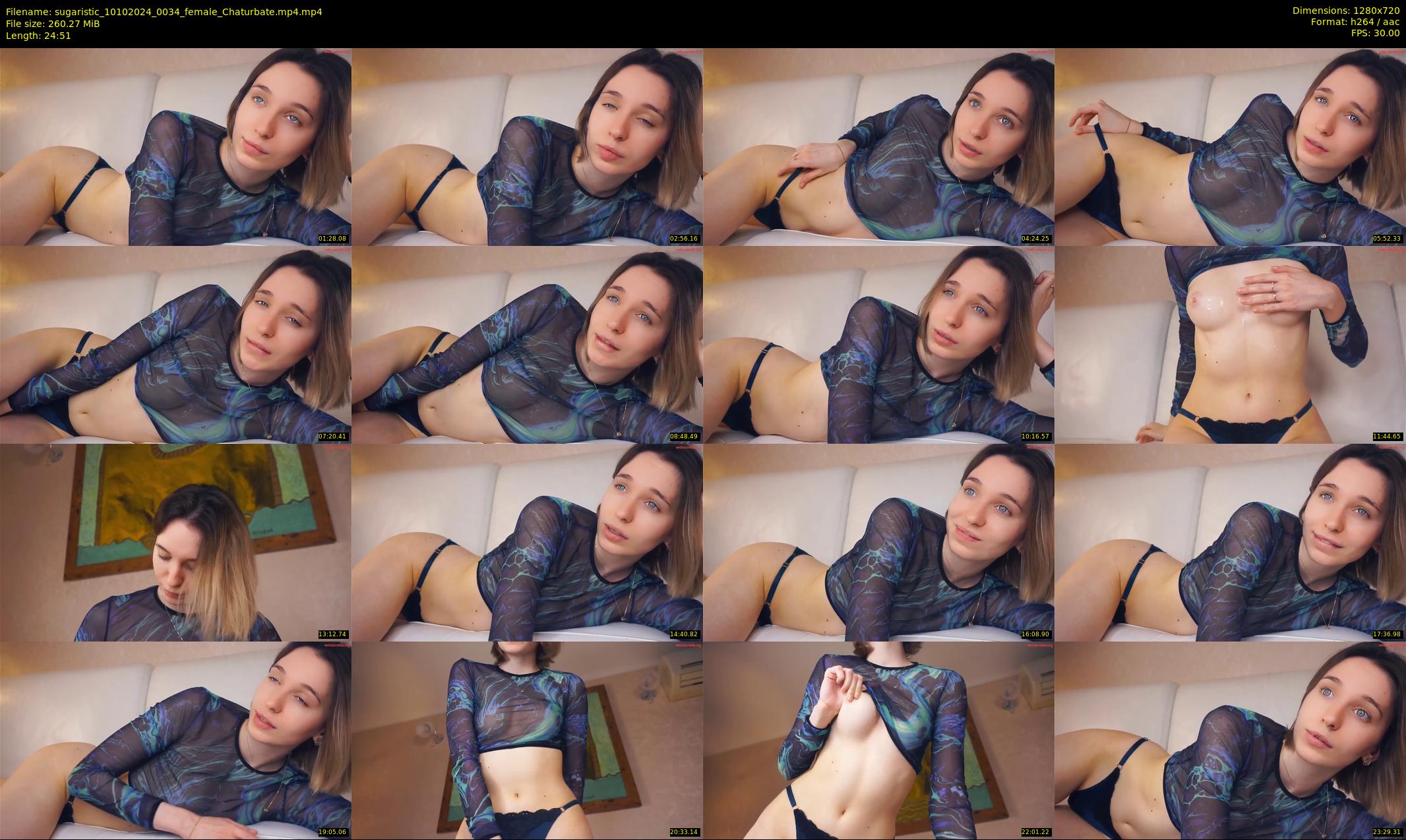 sugaristic — 25 minute Chaturbate female cam show recording, 720p, Oct 10, 2024