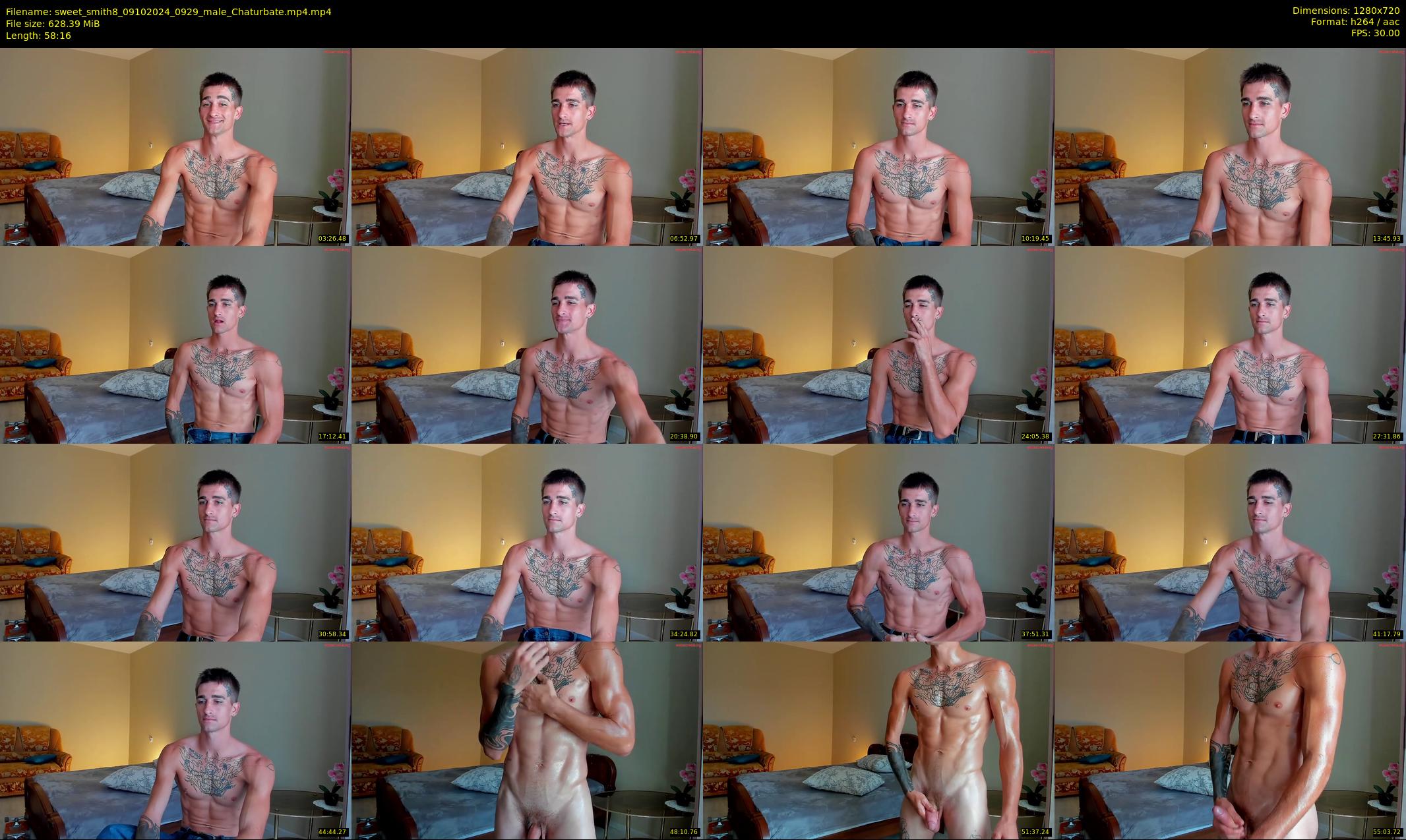 sweet_smith8 — 59 minute Chaturbate male cam show recording, 720p, Oct 9, 2024