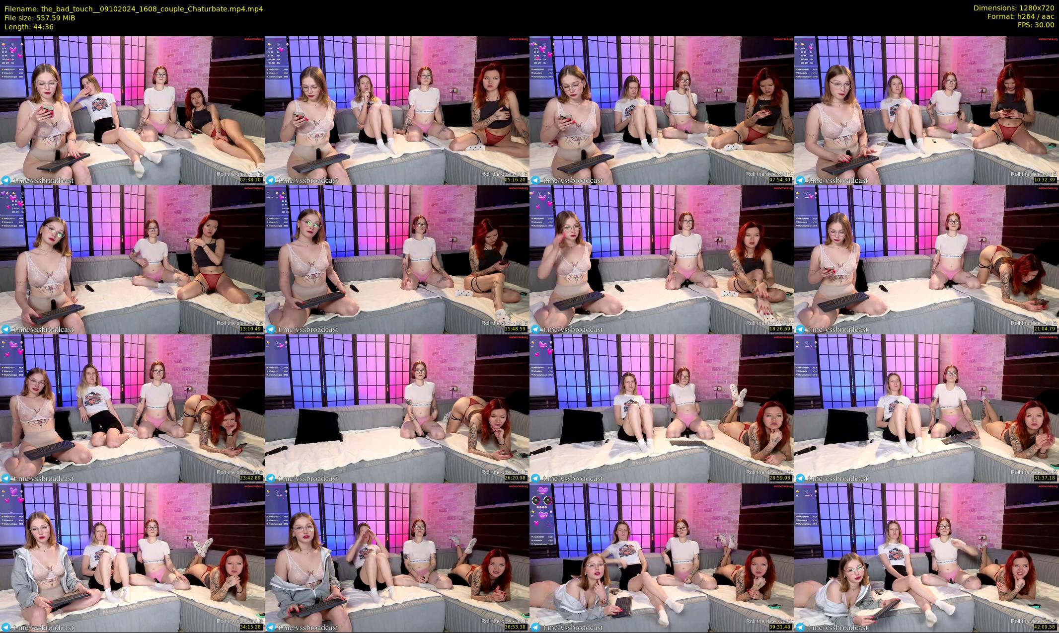 the_bad_touch_ — 45 minute Chaturbate couple cam show recording, 720p, Oct 9, 2024