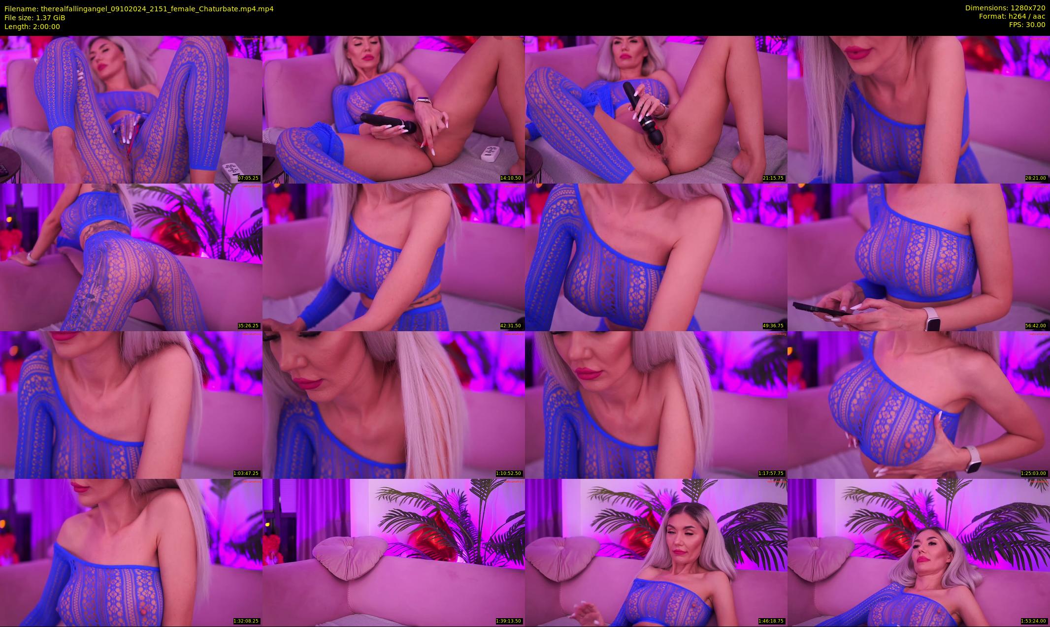 therealfallingangel — 120 minute Chaturbate female cam show recording, 720p, Oct 9, 2024