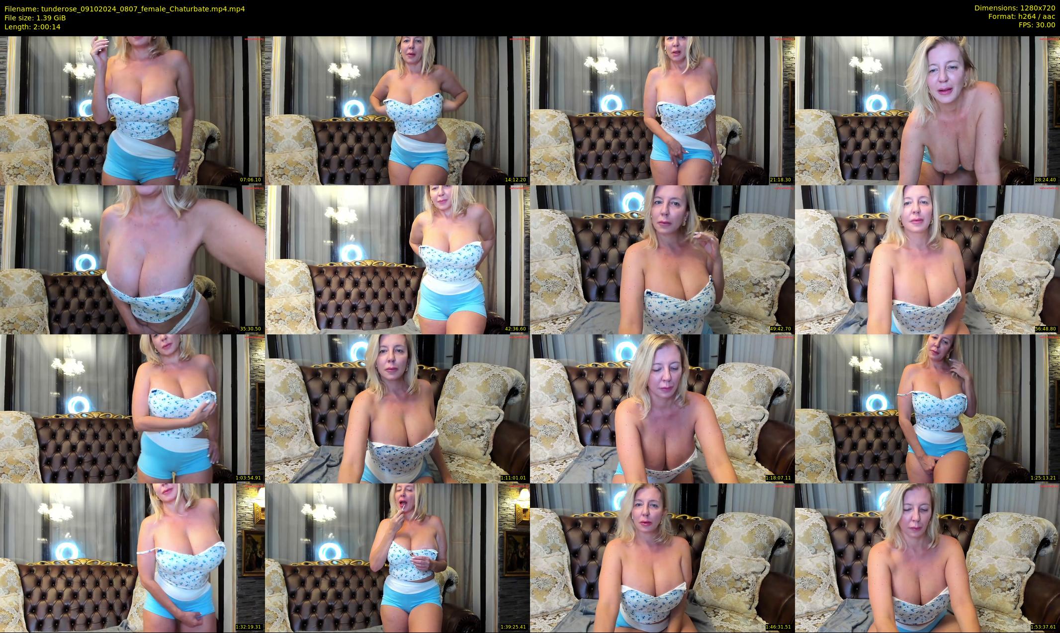 tunderose — 121 minute Chaturbate female cam show recording, 720p, Oct 9, 2024