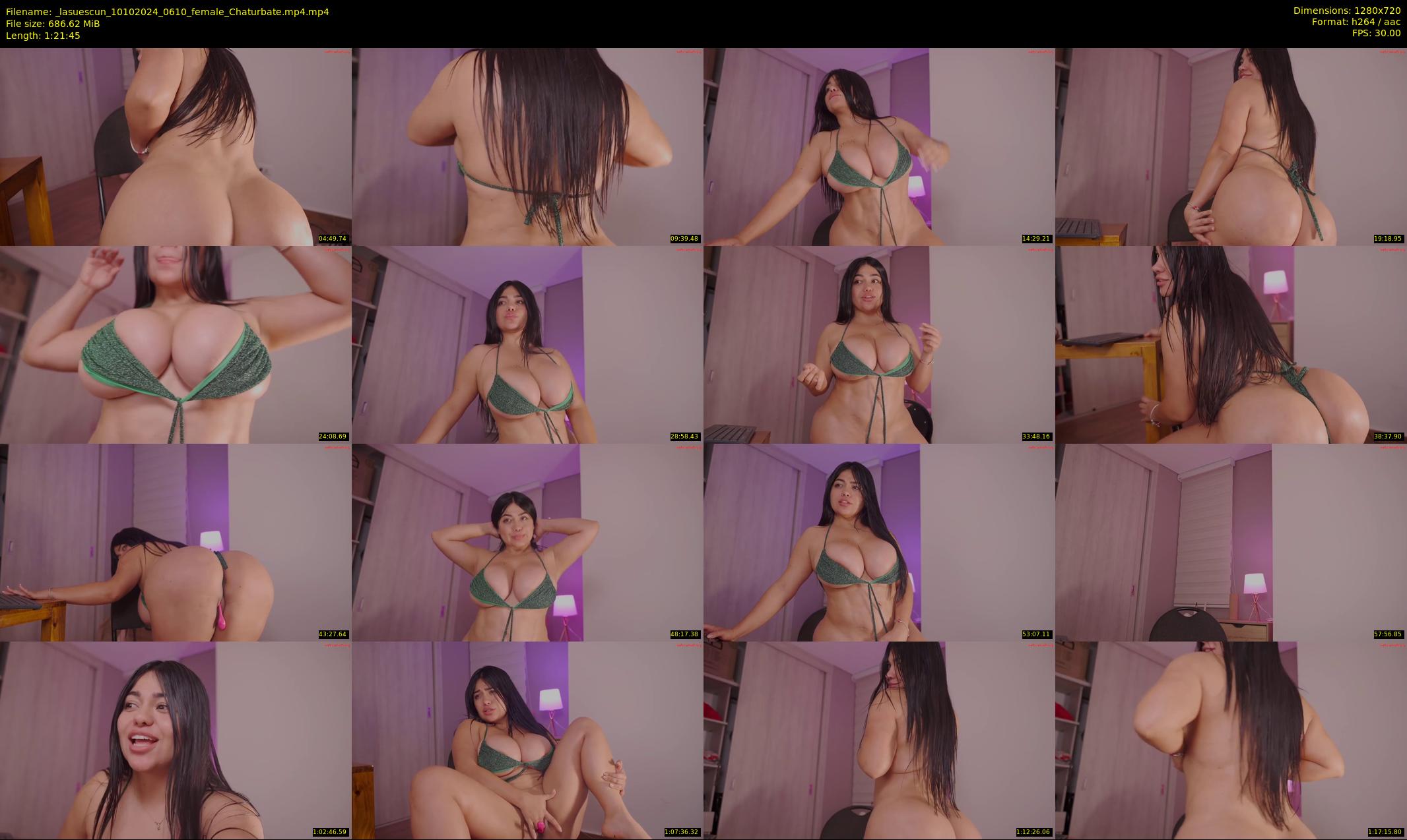 _lasuescun — 82 minute Chaturbate female cam show recording, 720p, Oct 10, 2024
