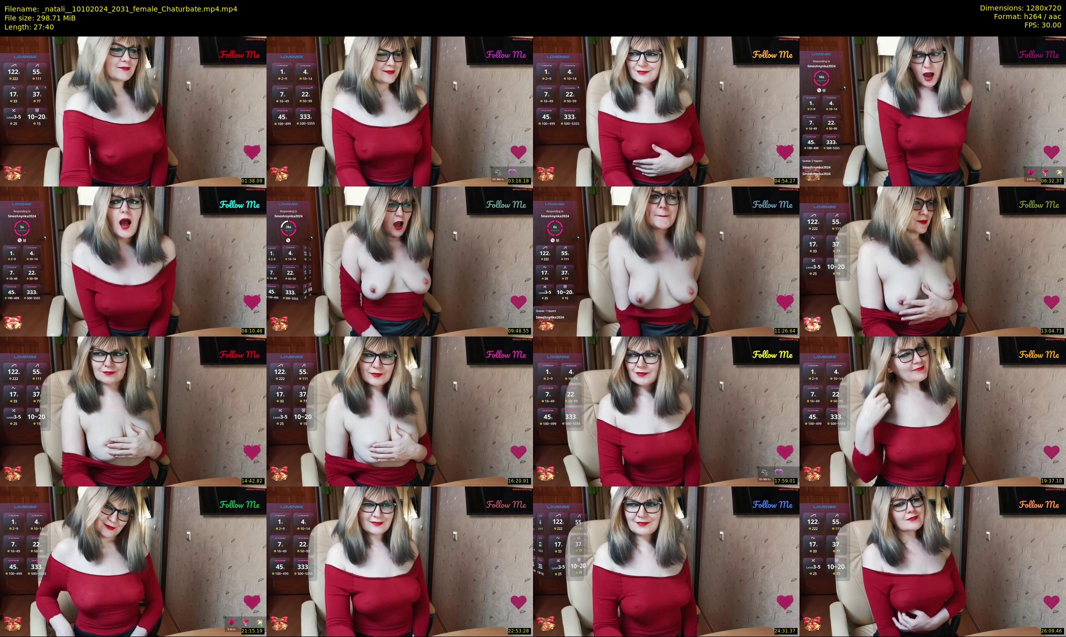 _natali_ — 28 minute Chaturbate female cam show recording, 720p, Oct 10, 2024