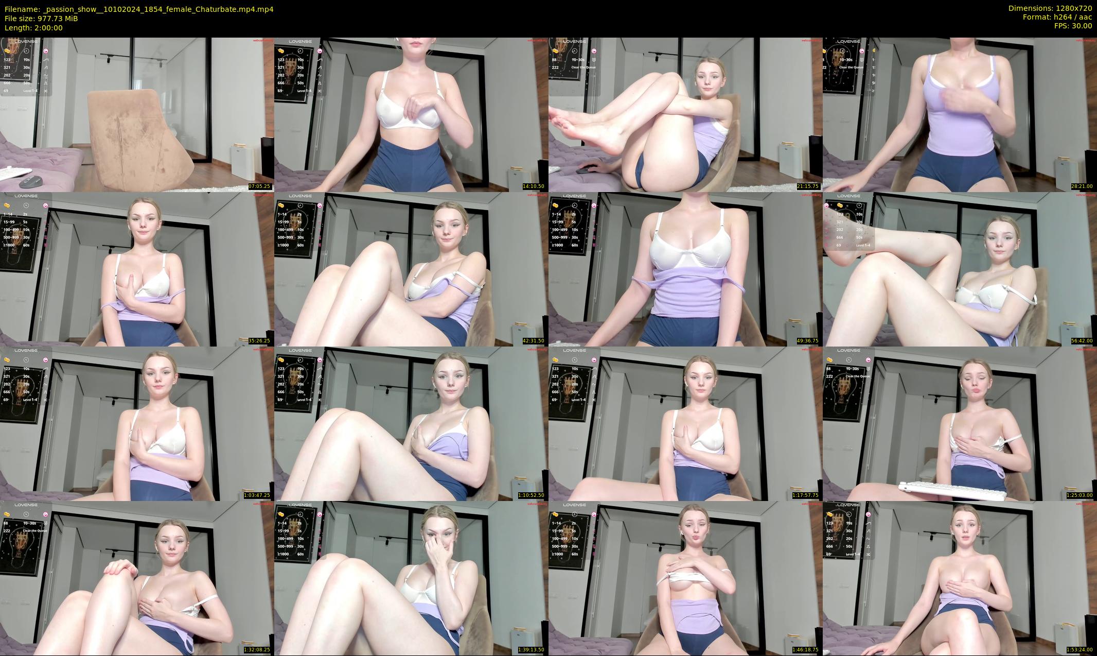 _passion_show_ — 120 minute Chaturbate couple cam show recording, 720p, Oct 10, 2024