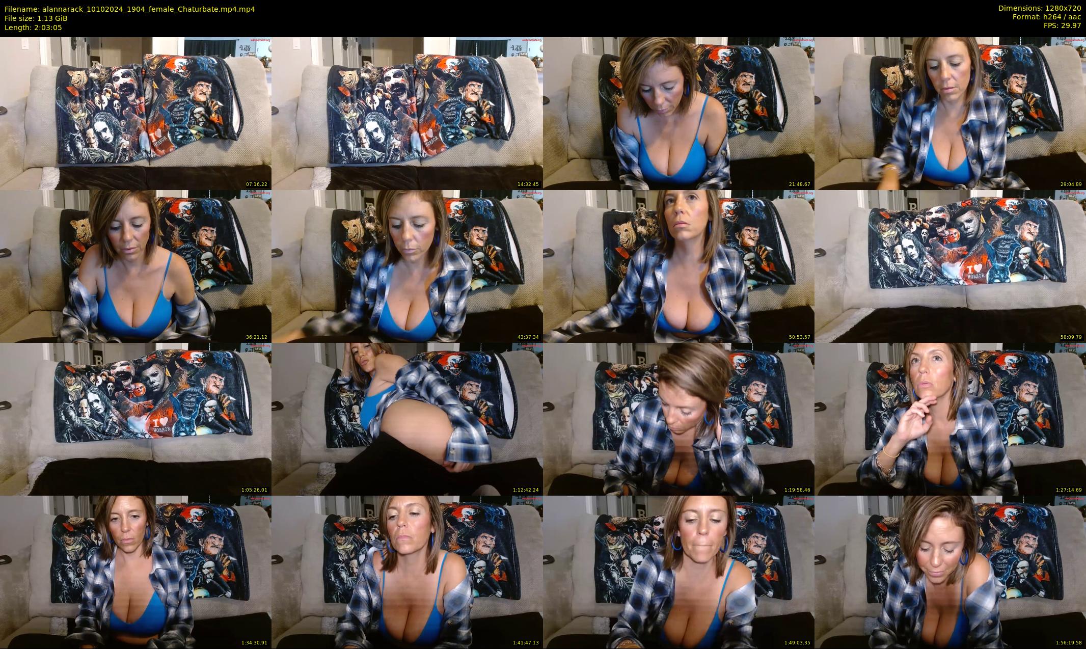 alannarack — 124 minute Chaturbate female cam show recording, 720p, Oct 10, 2024